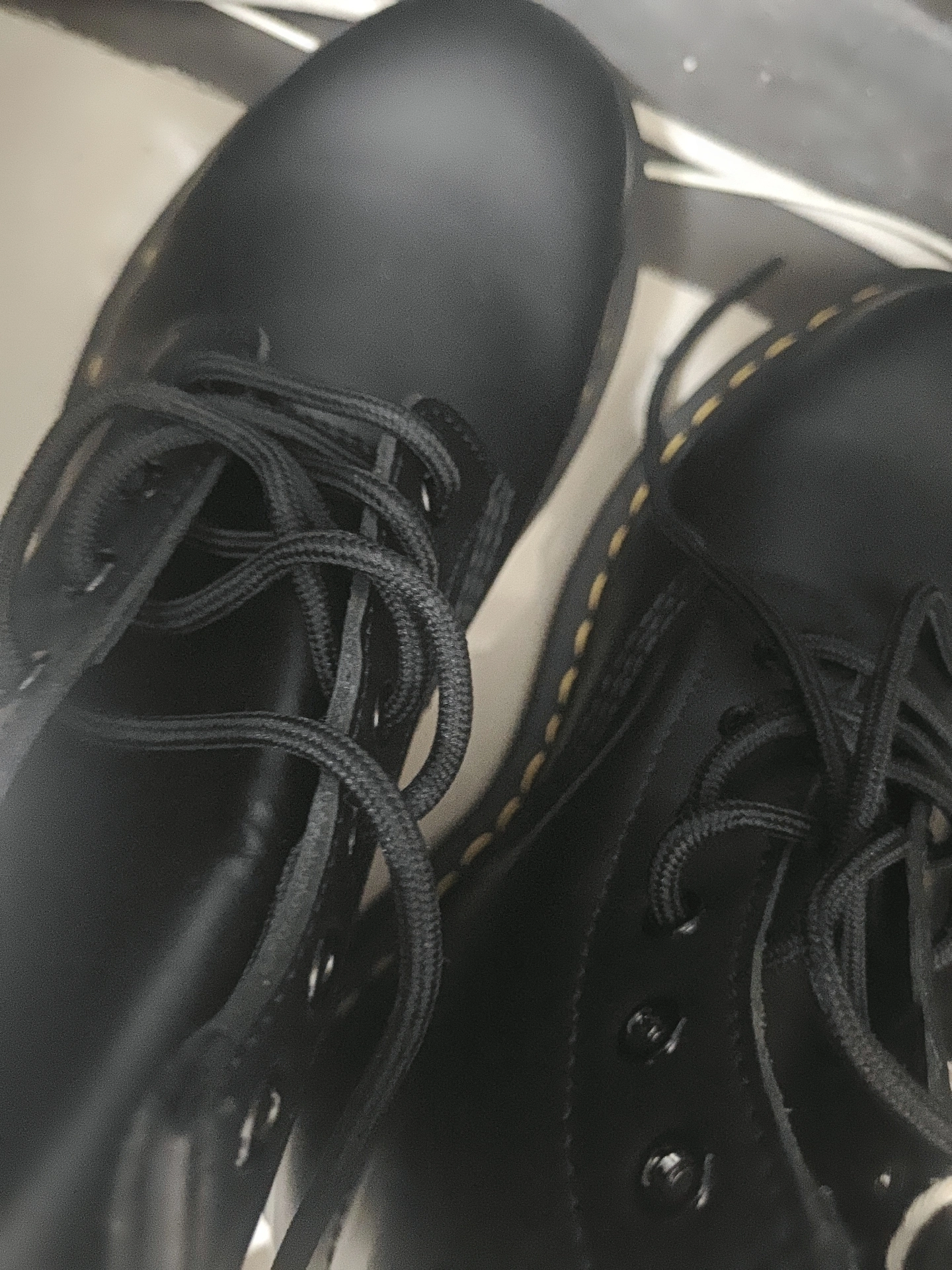 custom review-Dr.Martens 101 YS 6 Eyelets Короткий Мартин Ботинок Унисекс Черный