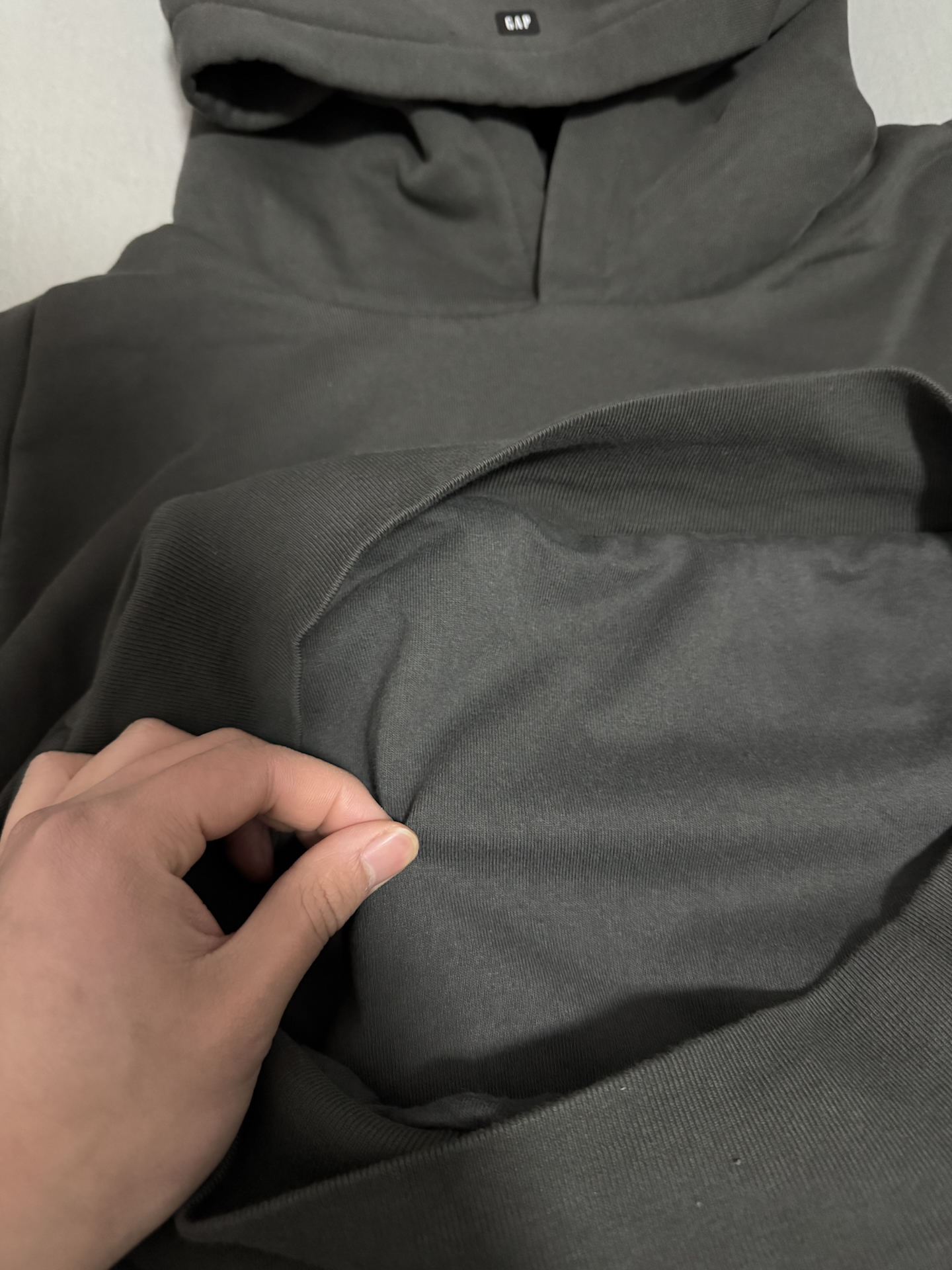 custom review-YEEZY x Gap X Balenciaga Логотип Свернутый Толстовка Толстовка Унисекс