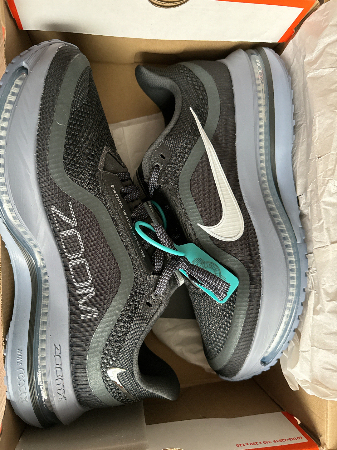 custom review-Nike Pegasus Premium Slip Устойчивый к истиранию Низкий Топ Беговые кроссовки Мужской Черный Серый