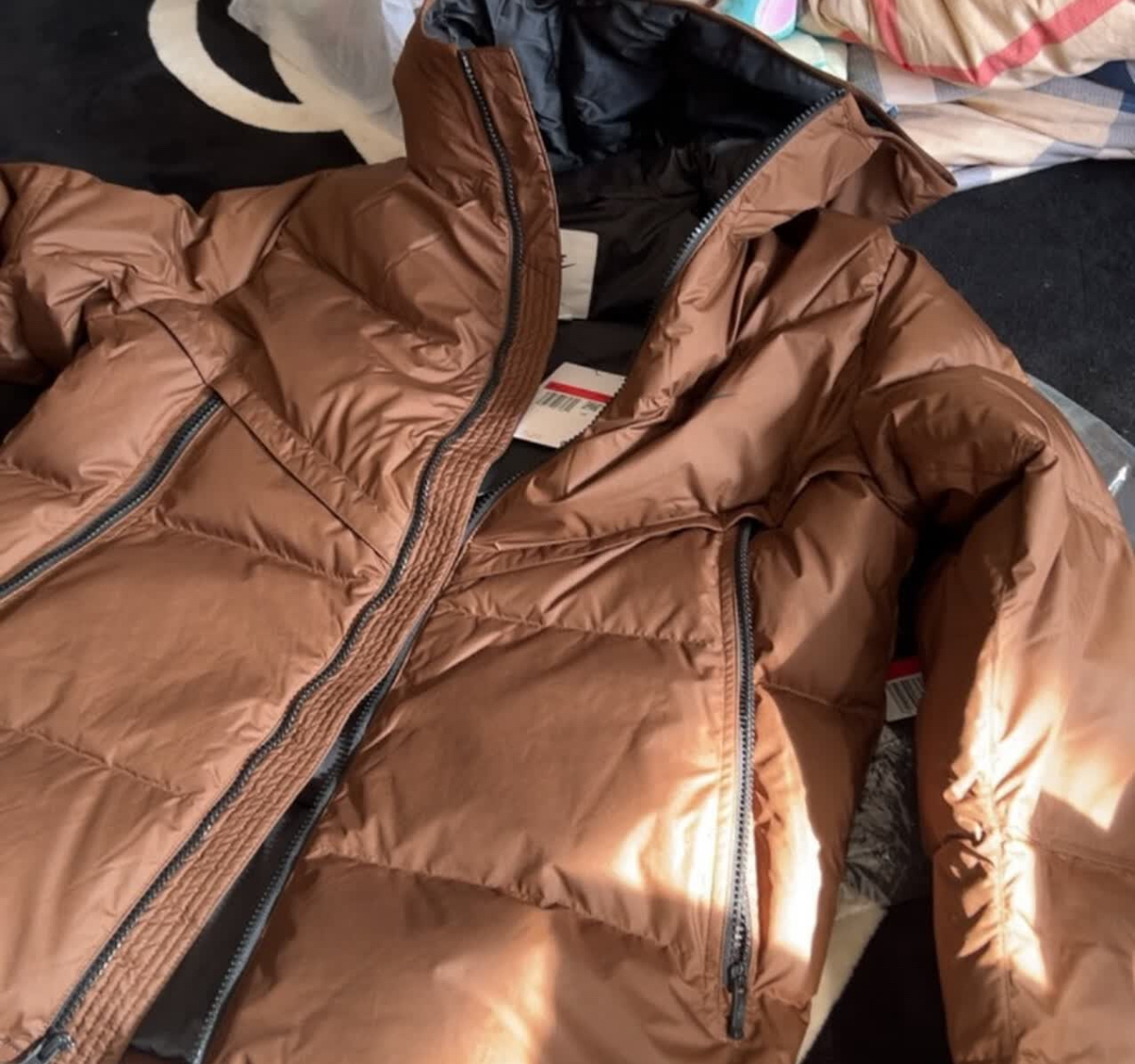 custom review-Nike Коричневый Мужской Пуховик