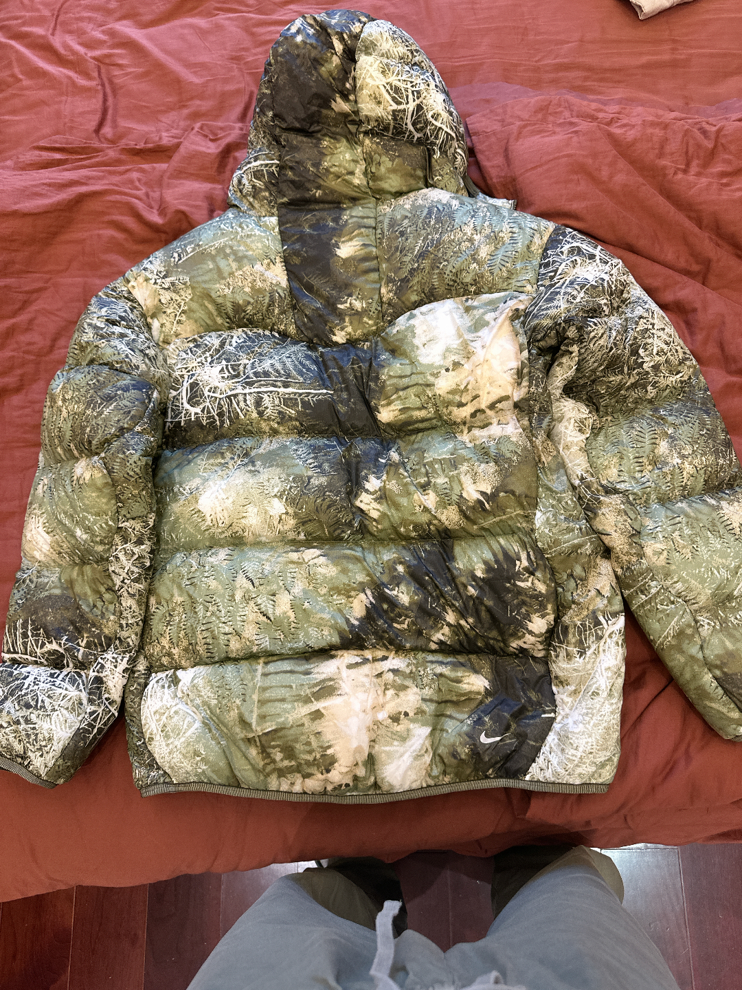 custom review-Nike ACG Масляный Зеленый Унисекс Куртки