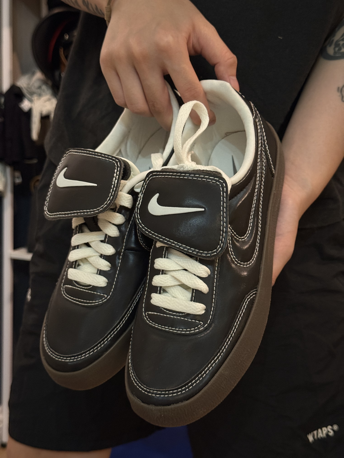 custom review-Nike Killshot 2 Slip-on Устойчивые к истиранию Низкий Топ Скейтборд Кроссовки Унисекс Черный