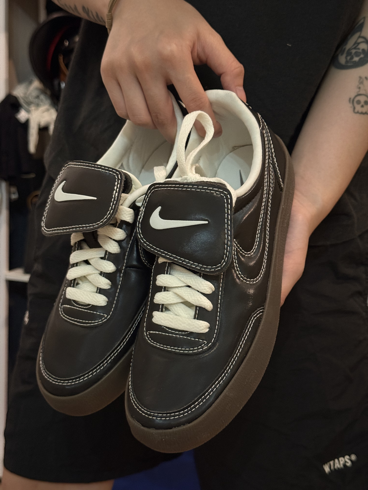 custom review-Nike Killshot 2 Slip-on Устойчивые к истиранию Низкий Топ Скейтборд Кроссовки Унисекс Черный