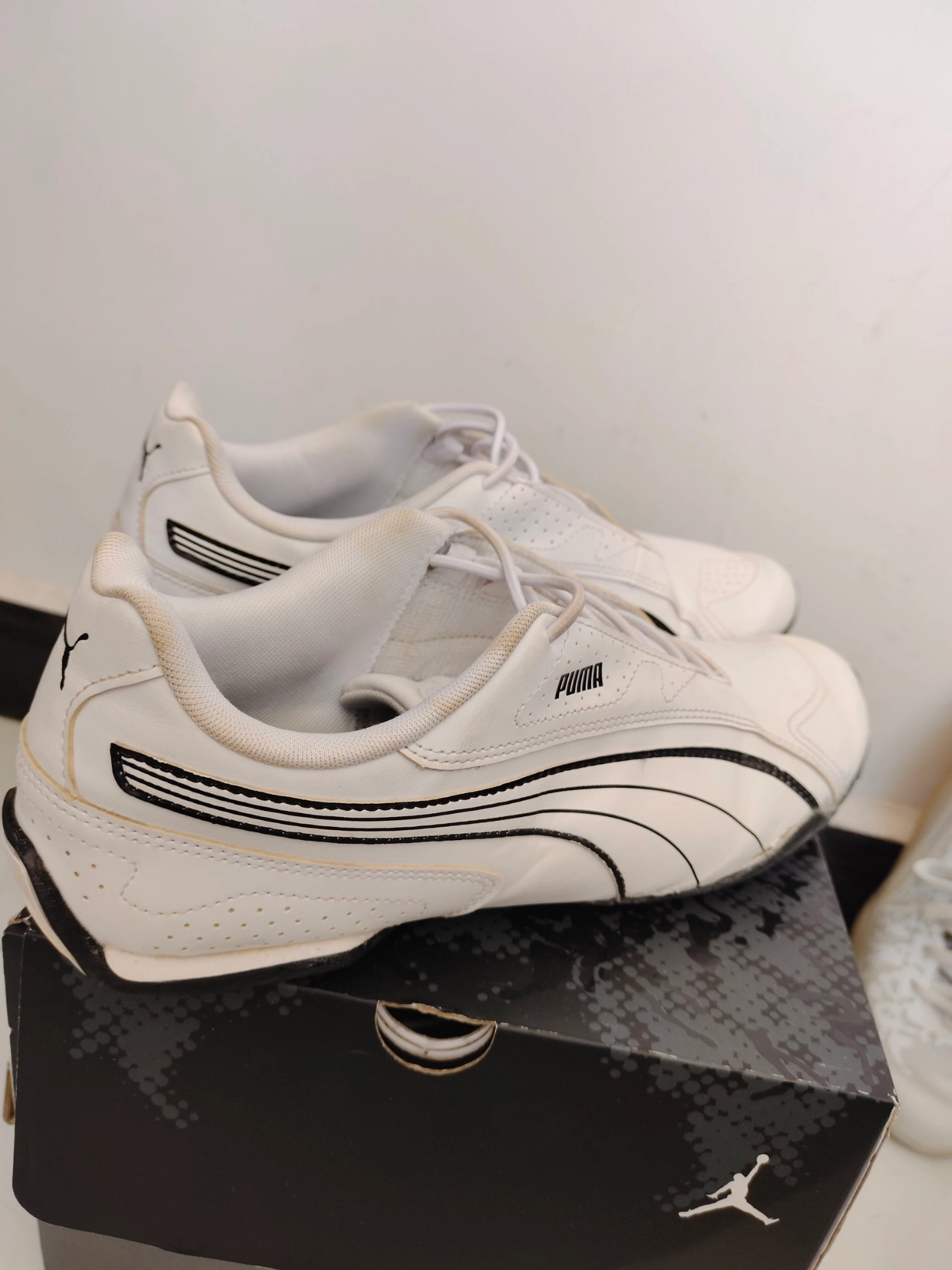 custom review-PUMA Redon Bungee Амортизация Износостойкие Низкие Кроссовки для Велосипеда Унисекс Белые