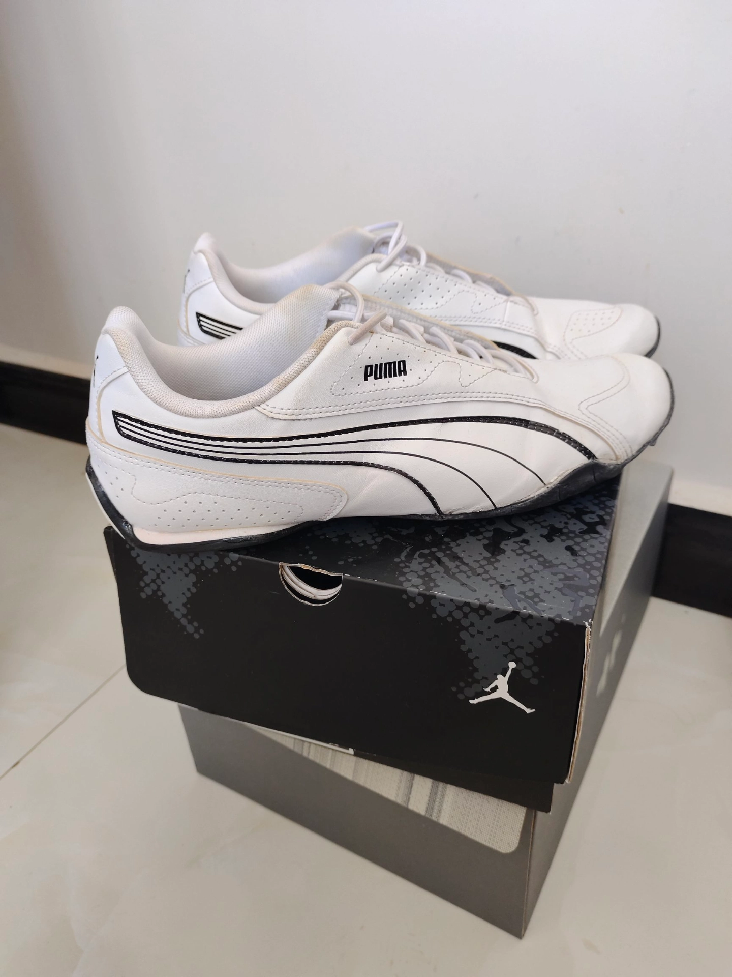 custom review-PUMA Redon Bungee Амортизация Износостойкие Низкие Кроссовки для Велосипеда Унисекс Белые