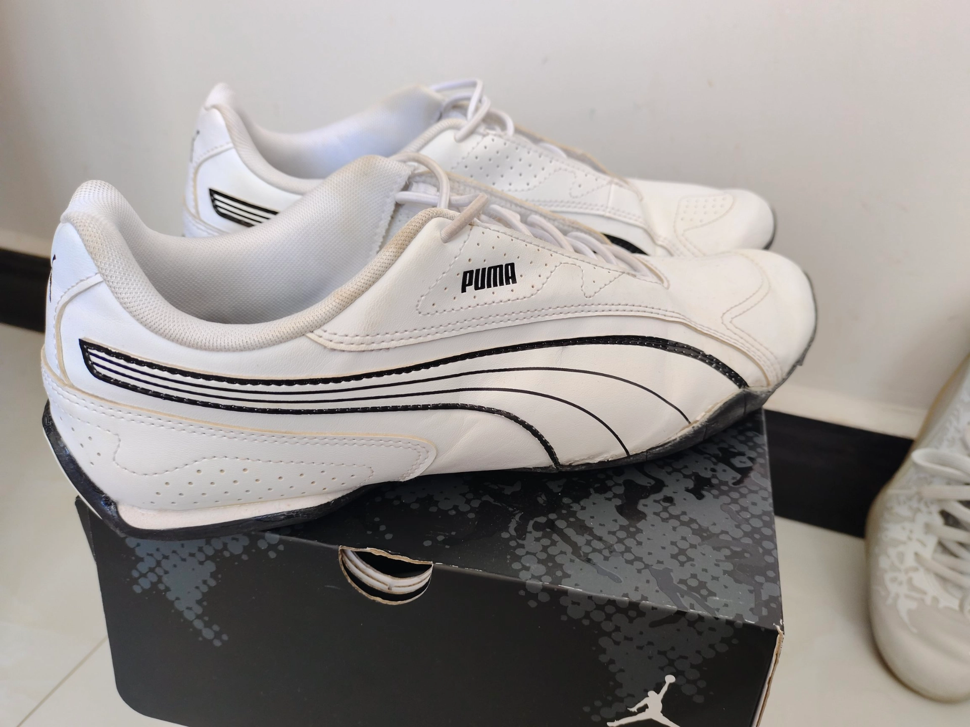 custom review-PUMA Redon Bungee Амортизация Износостойкие Низкие Кроссовки для Велосипеда Унисекс Белые