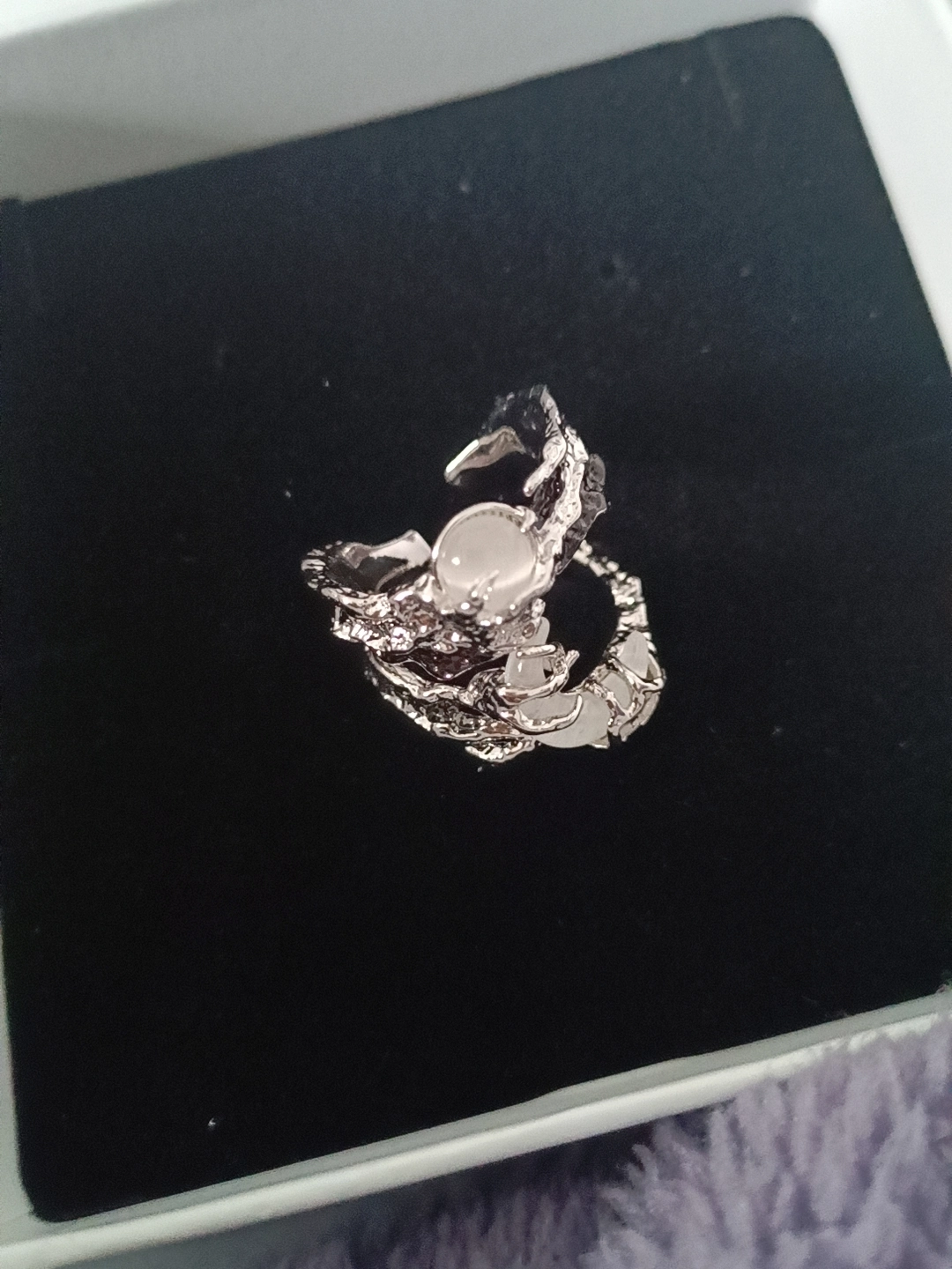 custom review-FUO Серебряное покрытие медные кольца унисекс