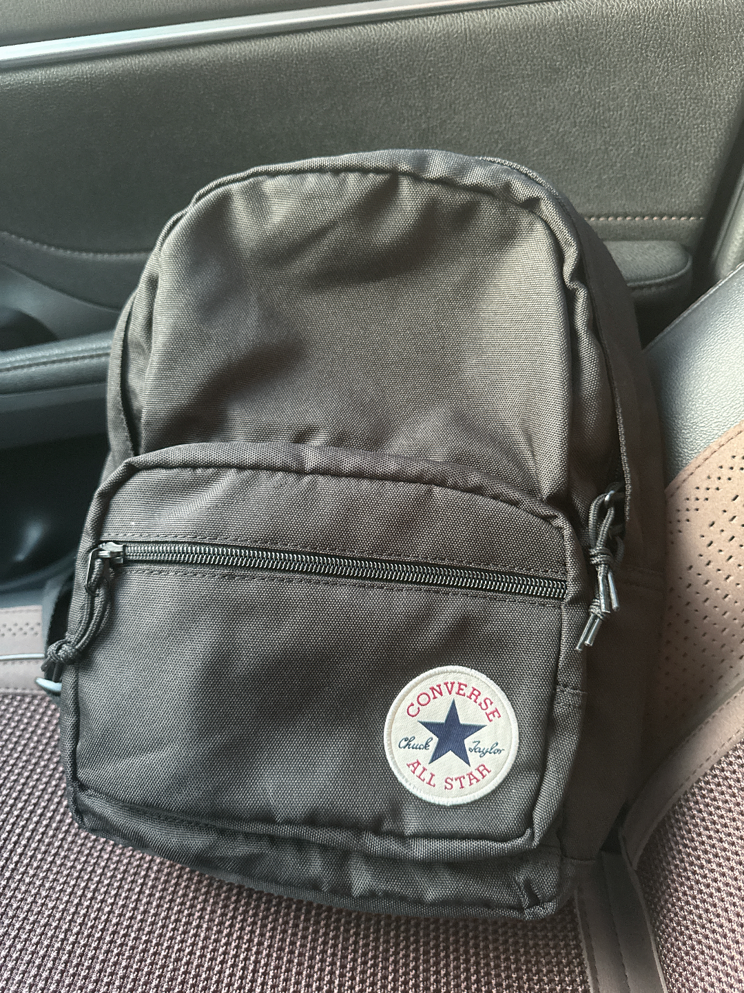 custom review-Конверс Полиэстер Путешественная Сумка Рюкзак Унисекс Черный