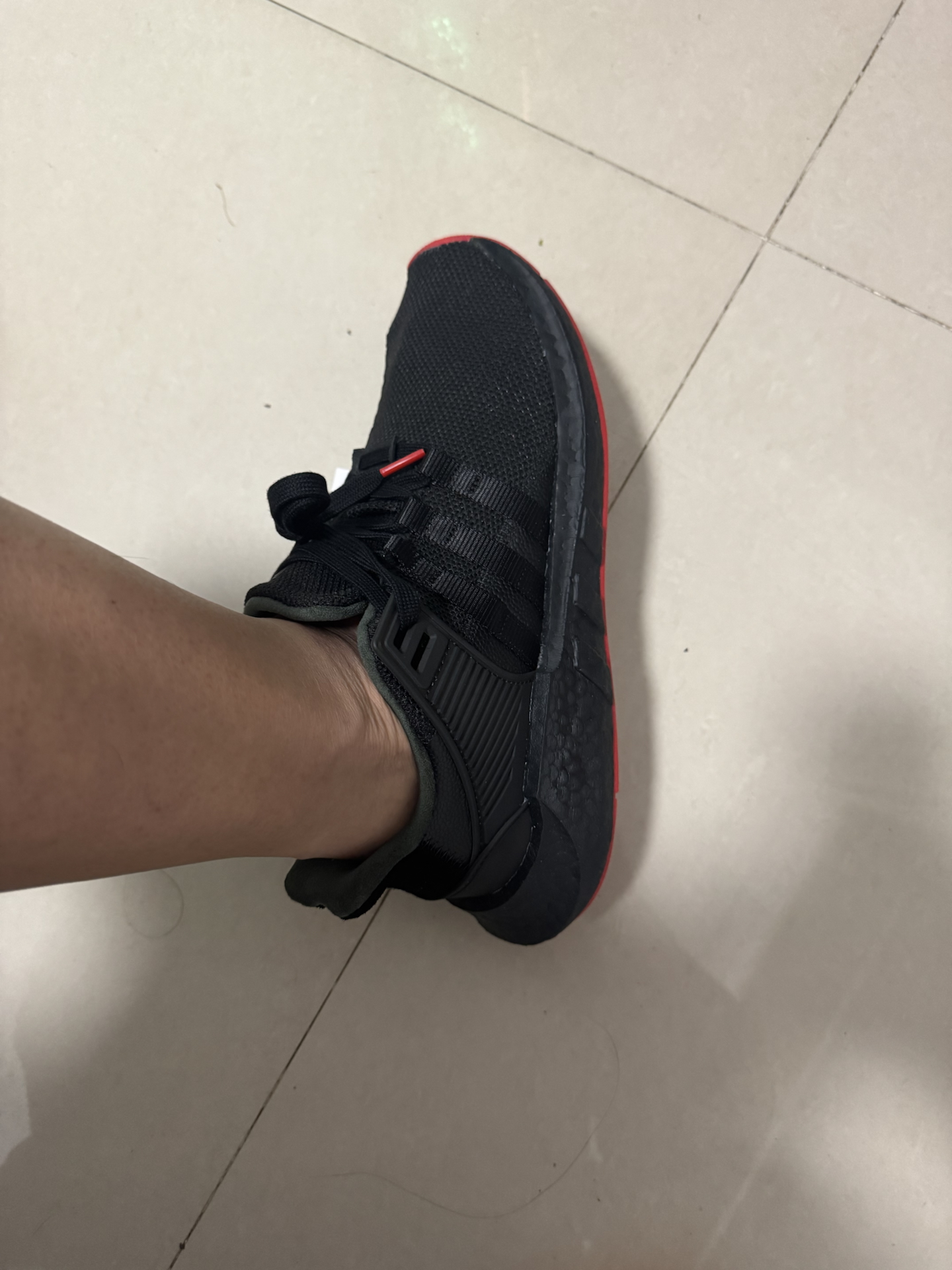 custom review-Adidas Originals EQT Support ADV Slip-resistant Abrasion-resistant Lightweight Low Top Casual Shoes Unisex Black Red Adidas Originals EQT Support ADV Противоскользящий Устойчивый к истиранию Легкий Низкий Топ Повседневная Обувь Унисекс Черный Красный