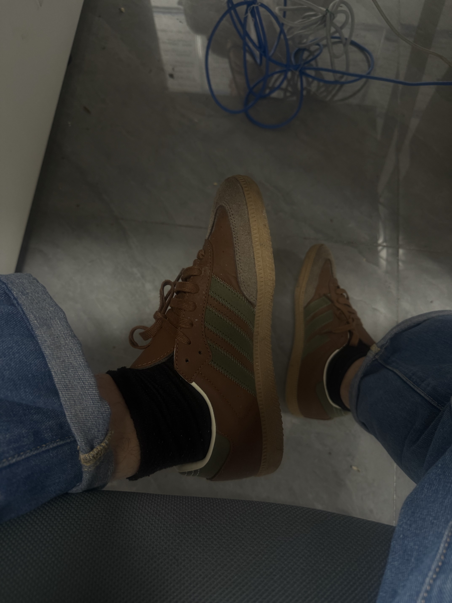 custom review-Adidas Originals SAMBA OG Устойчивые к истиранию низкие скейтборд-кроссовки унисекс коричневые