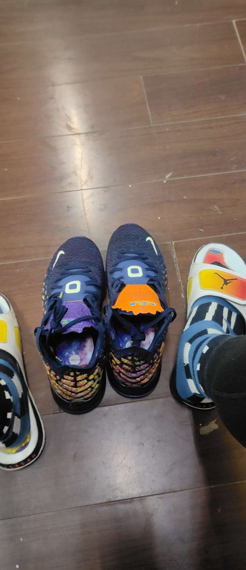 custom review-Nike Lebron 17 AS EP Monstars High Топ Баскетбольные кроссовки Унисекс Многоцветная Азиатская версия