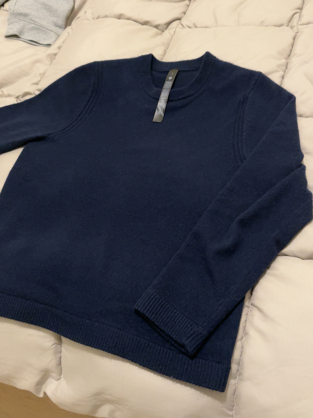custom review-lululemon Новый VentureCrewneck Кашемировый Свитер Мужской