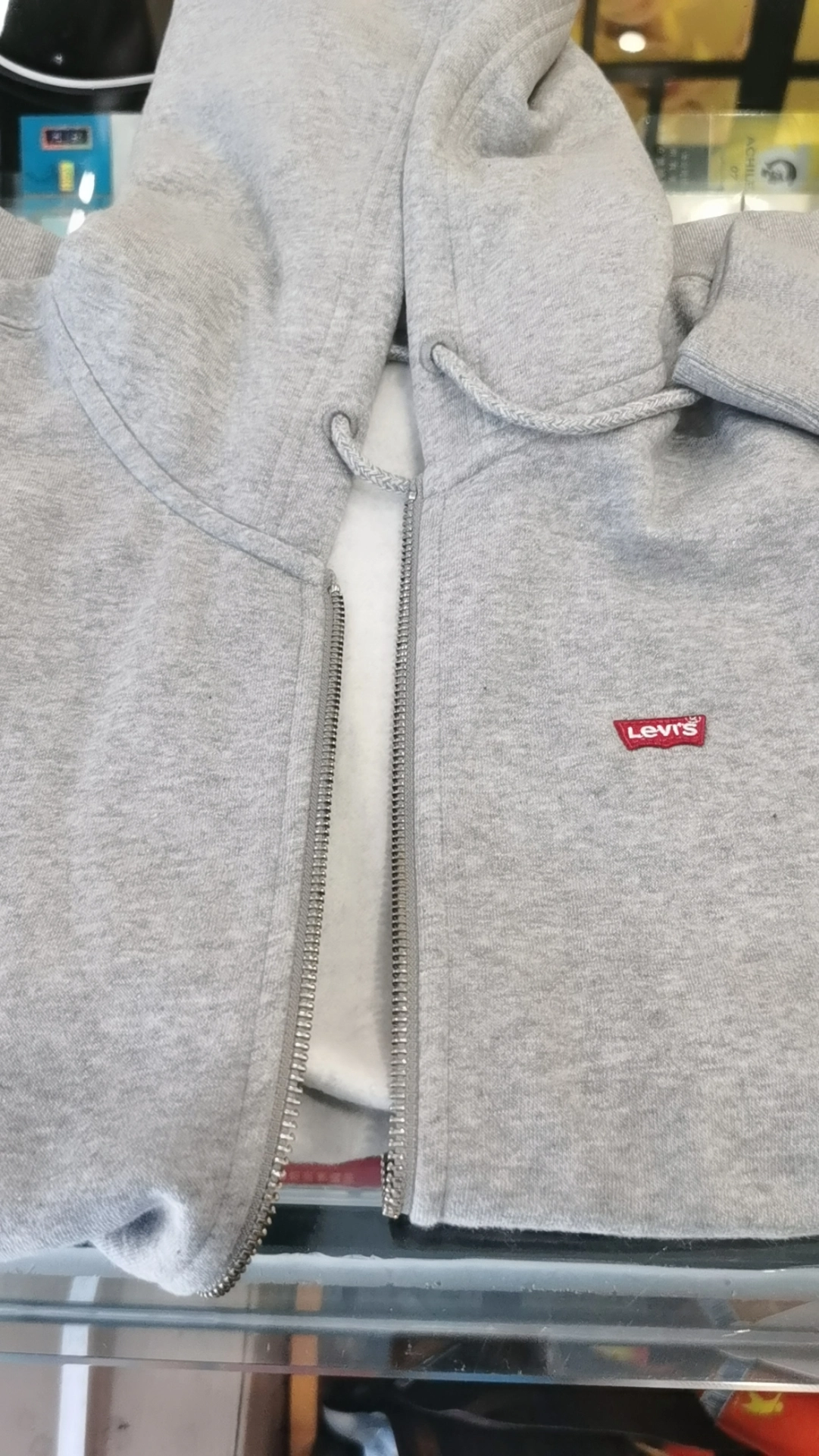 custom review-Levis Серый Мужской Свитшот