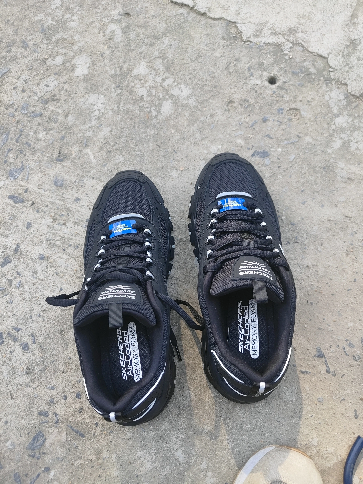 custom review-Skechers Низкие кеды походная обувь мужская черная