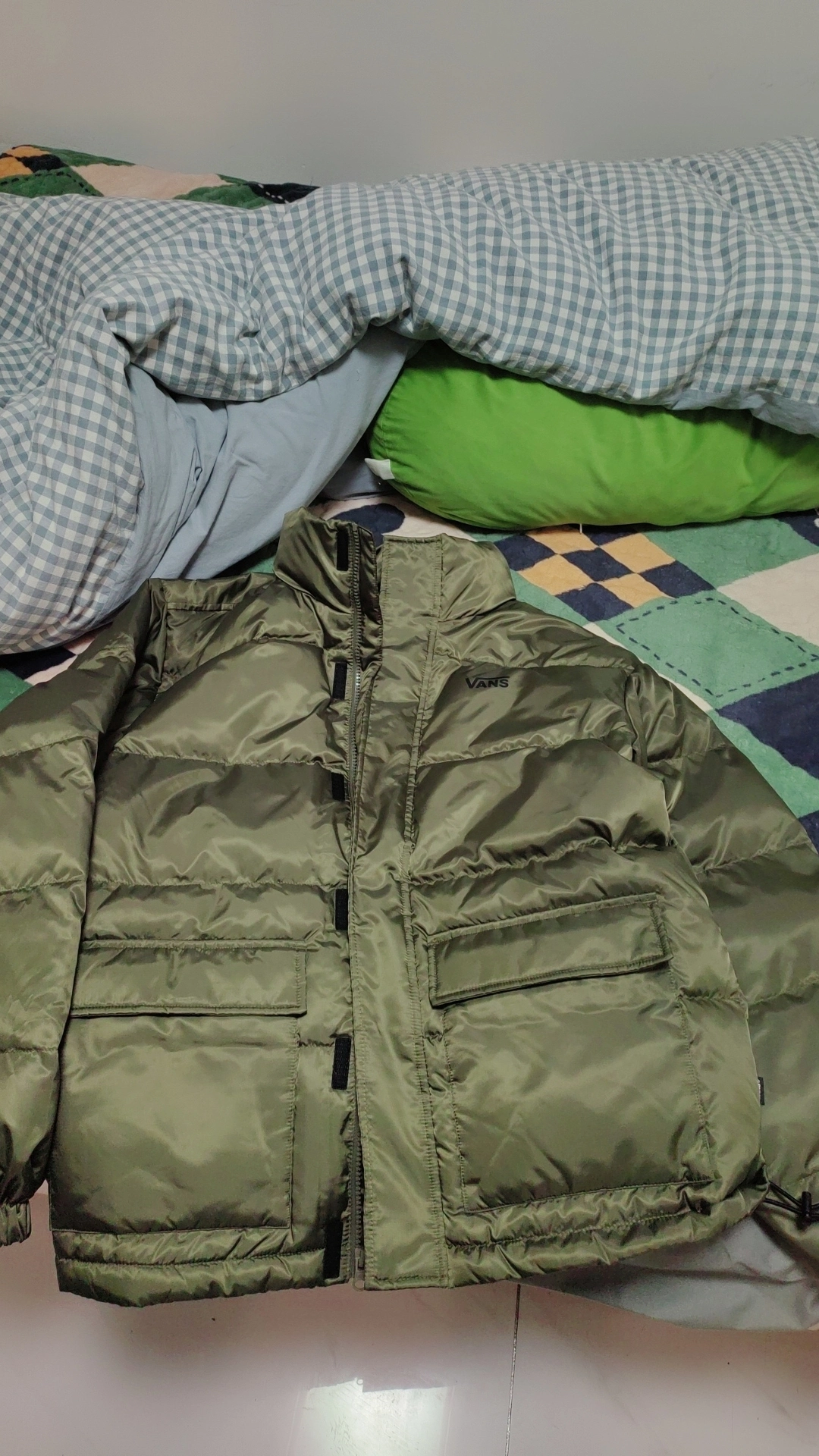 custom review-Vans Куртки и Пальто Унисекс Армейский Зеленый