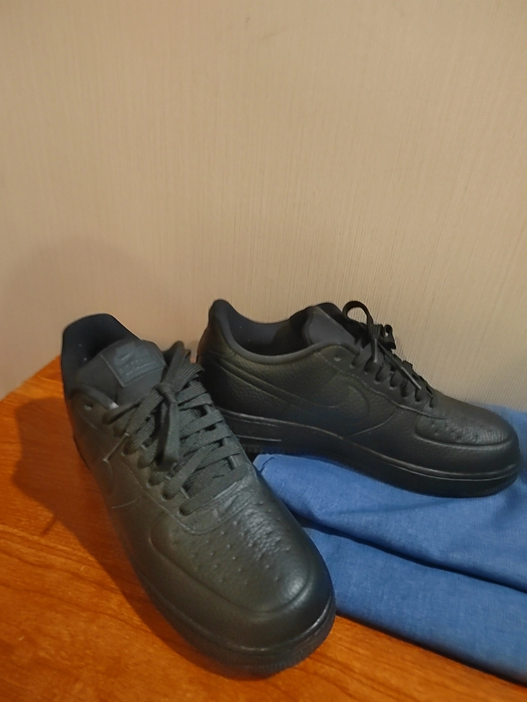 custom review-Nike Air FORCE 1 Low Топ Скейтборд Кроссовки Мужские Черные