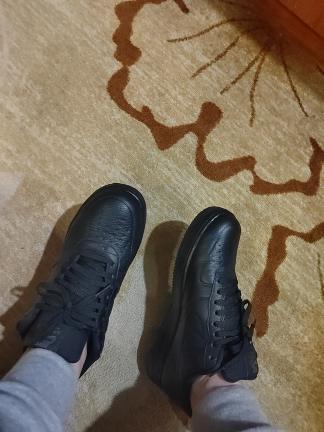 custom review-Nike Air FORCE 1 Low Топ Скейтборд Кроссовки Мужские Черные