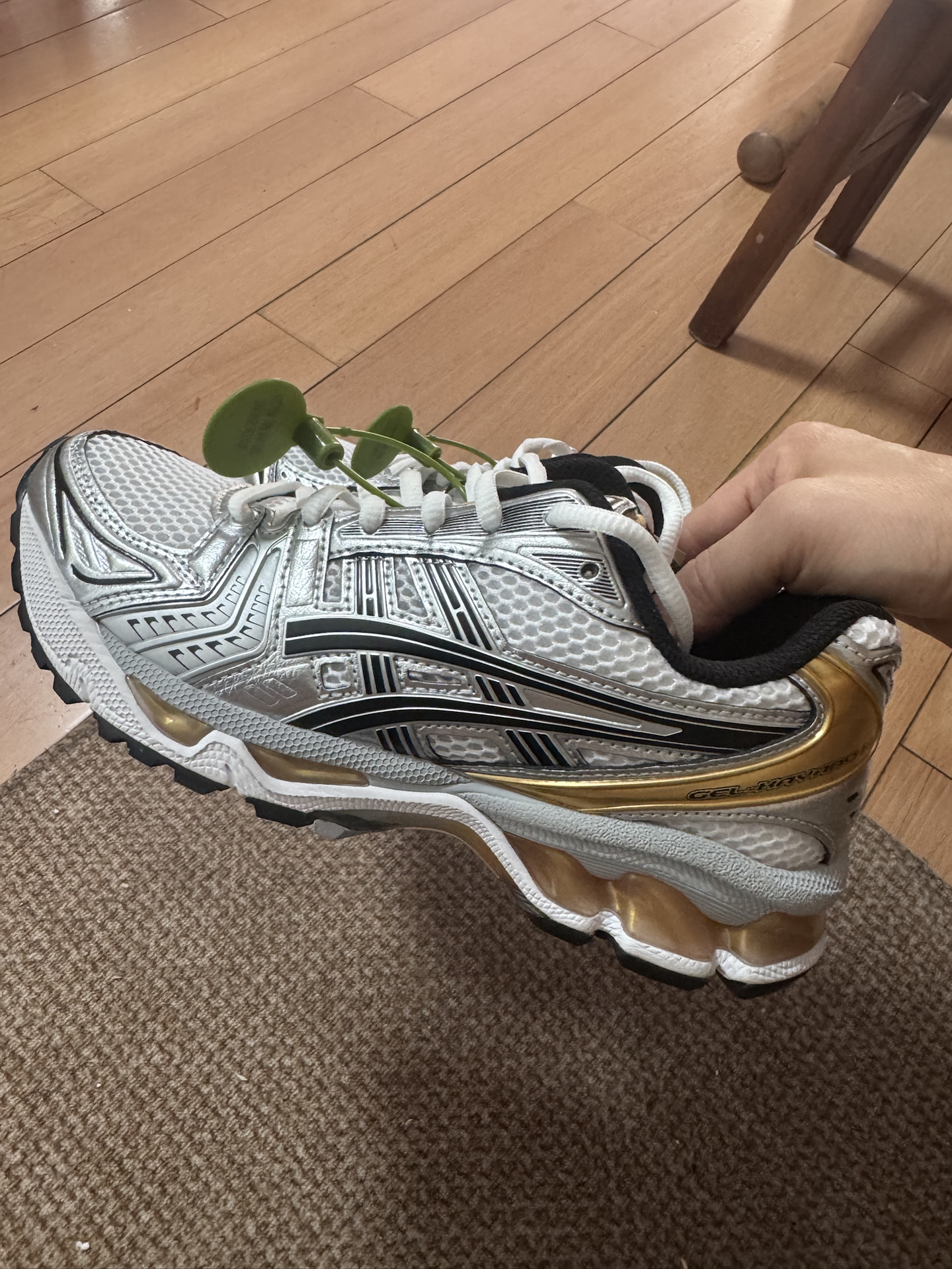 custom review-ASICS Gel Kayano 14 Low Топ Повседневные Беговые Кроссовки Унисекс Золото Серебристый Черный