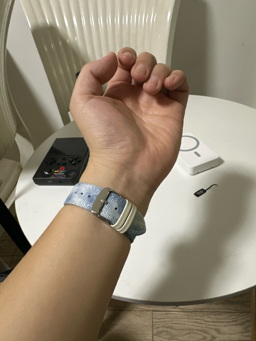 custom review-PULAISI Ремень Совместимость с Apple материал деним длина 220 мм