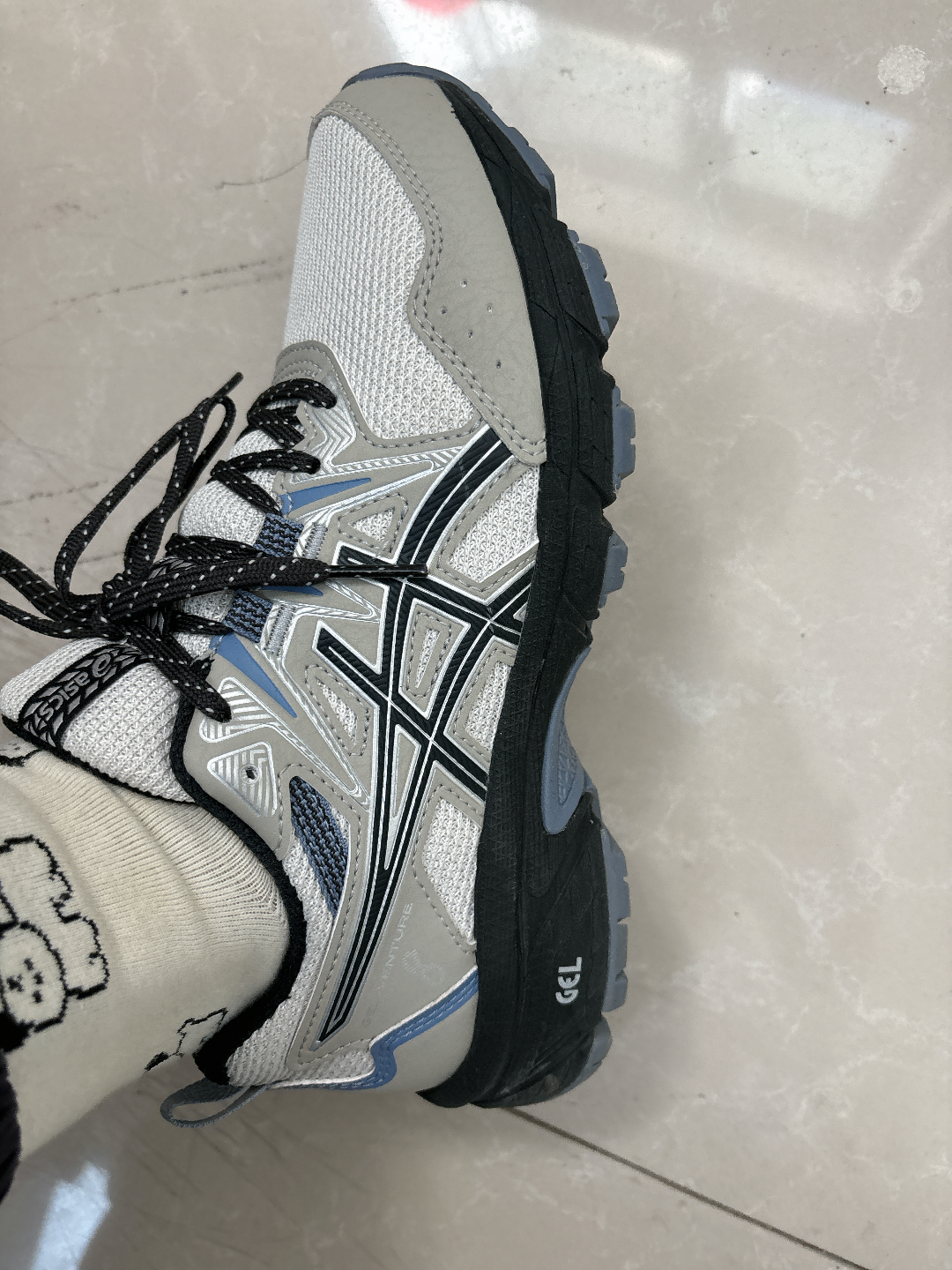 custom review-Asics Gel Venture 8 Текстиль Синтетическая кожа Устойчивый к истиранию Дышащий верх Низкий профиль