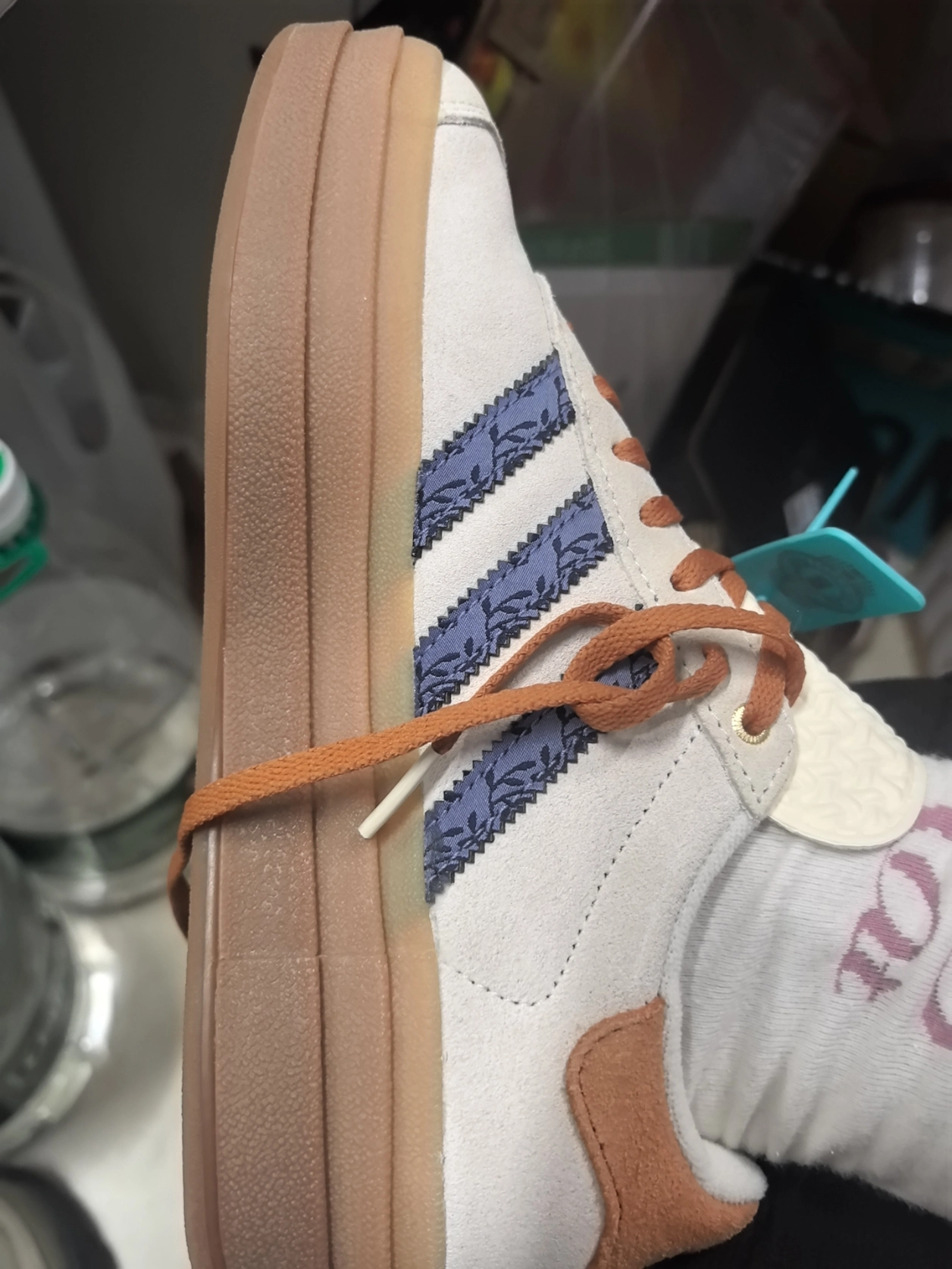 custom review-Adidas Originals GAZELLE BOLD Устойчивые к истиранию Низкие Кроссовки для скейтбординга Женские Бежево-коричневые