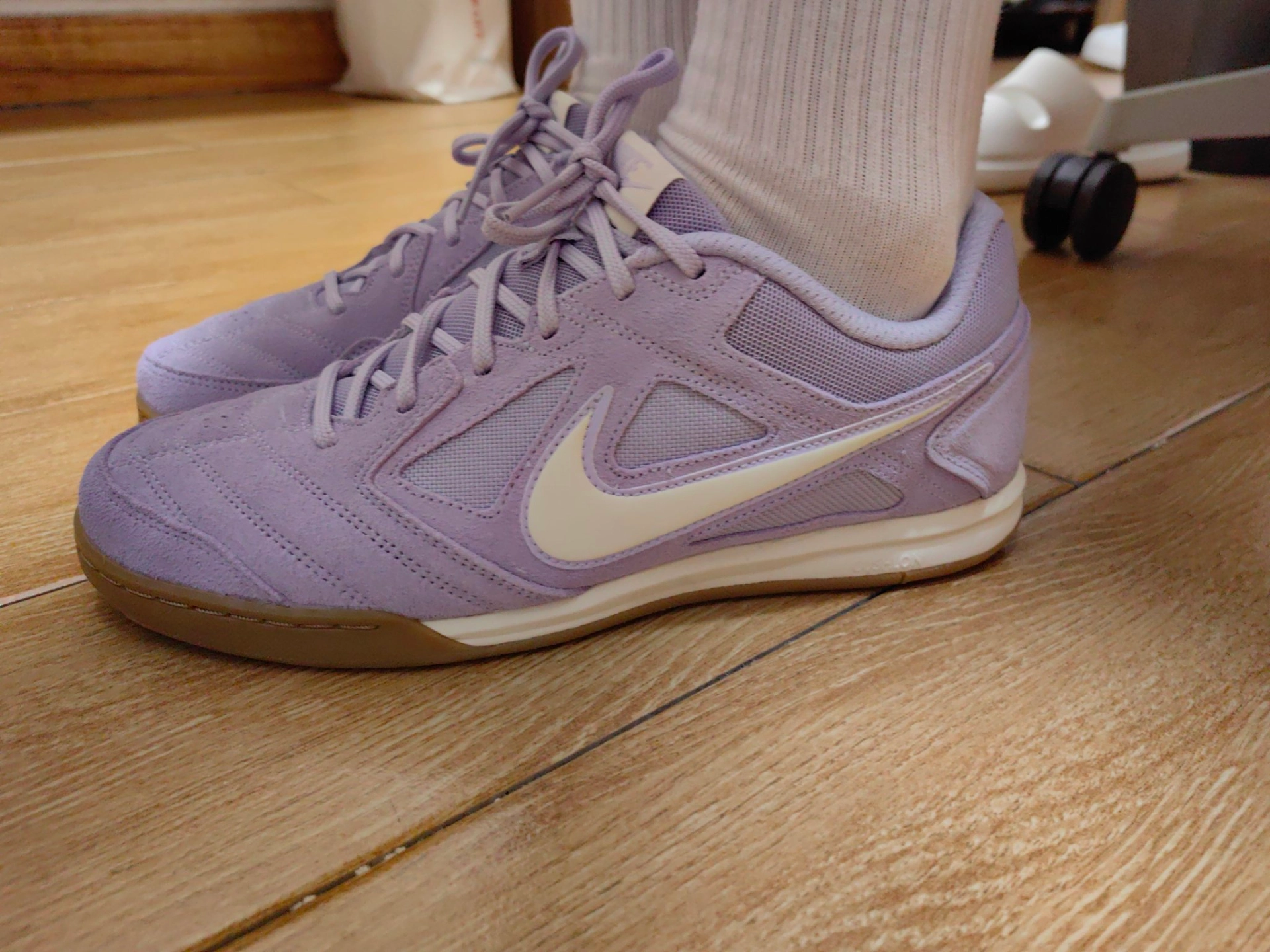 custom review-Nike Gato Collection Slip-resistant Abrasion-resistant Football Cleats Men's Purple Найк Gato Collection Противоскользящие Устойчивые к истиранию Футбольные бутсы Мужские Фиолетовые