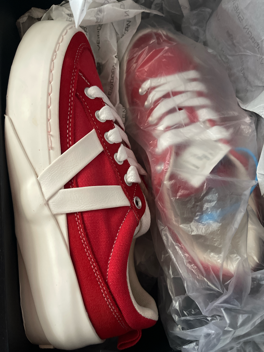 vans红色面包鞋 晒晒我的vans 分享百搭宝藏板鞋