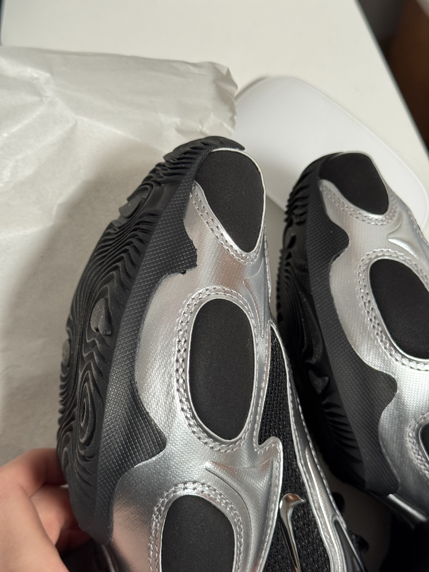 custom review-Nike Air Max Muse Abrasion Resistant Низкие Кроссовки для тренировок Женские Серебряные Черные