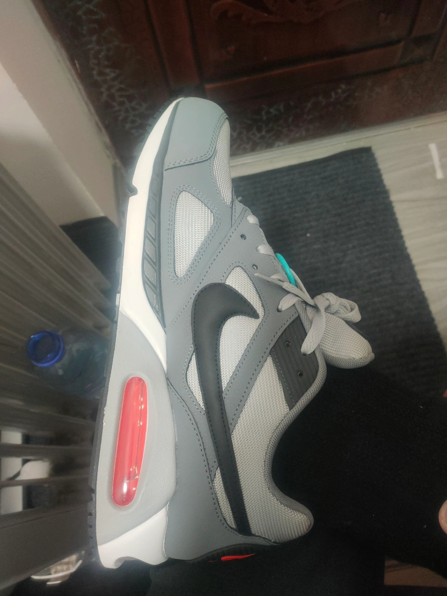 custom review-Nike Air Max Ivo Low Топ Повседневный Городской Коммутер Беговые кроссовки Мужской Черный Серый