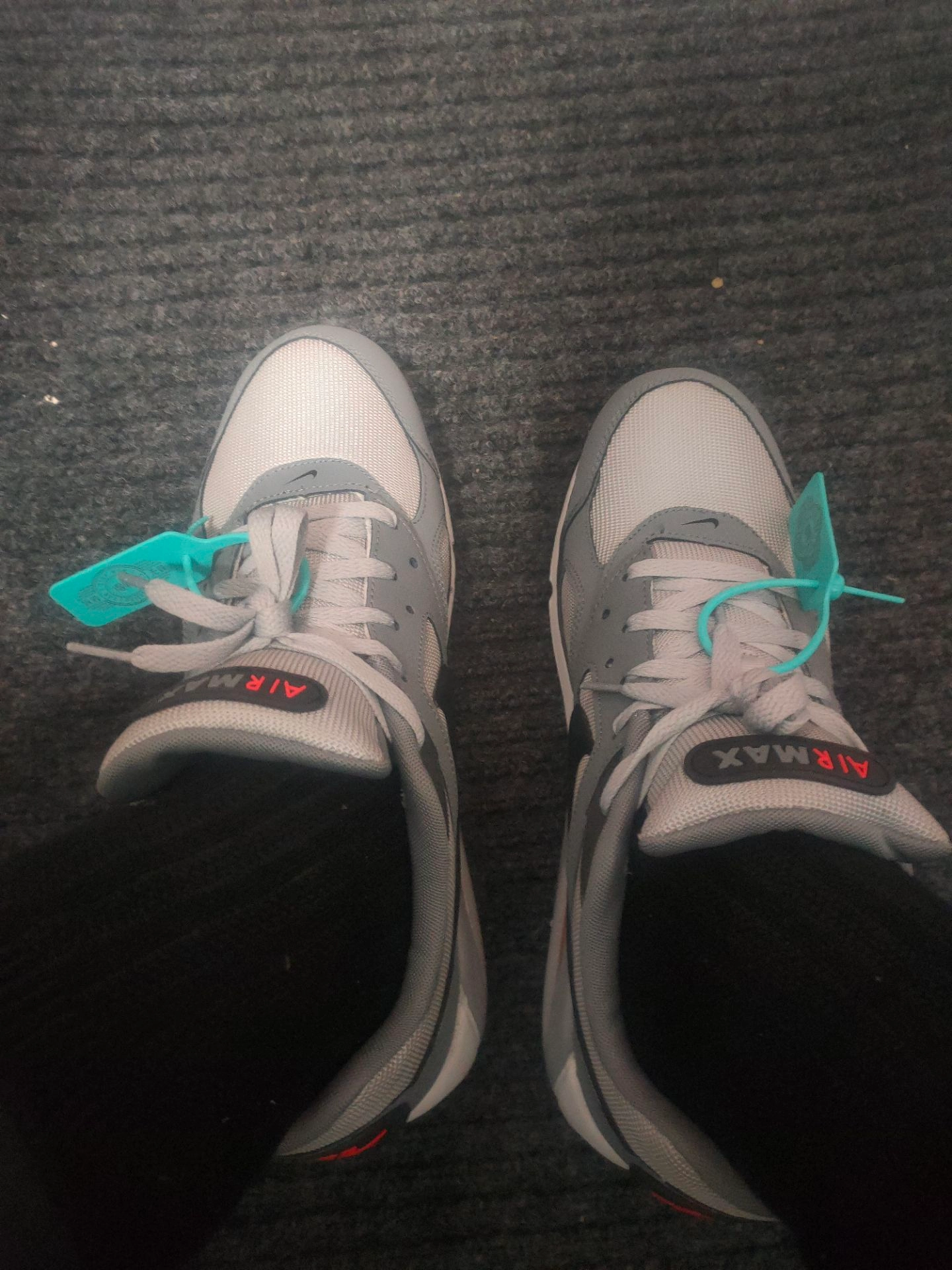 custom review-Nike Air Max Ivo Low Топ Повседневный Городской Коммутер Беговые кроссовки Мужской Черный Серый