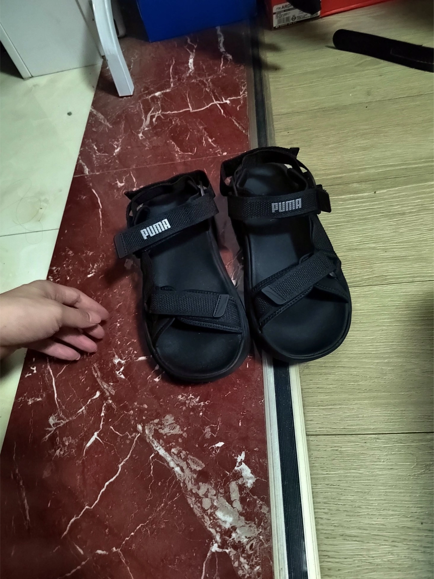 custom review-PUMA Traek Lite Спортивные сандалии унисекс черные