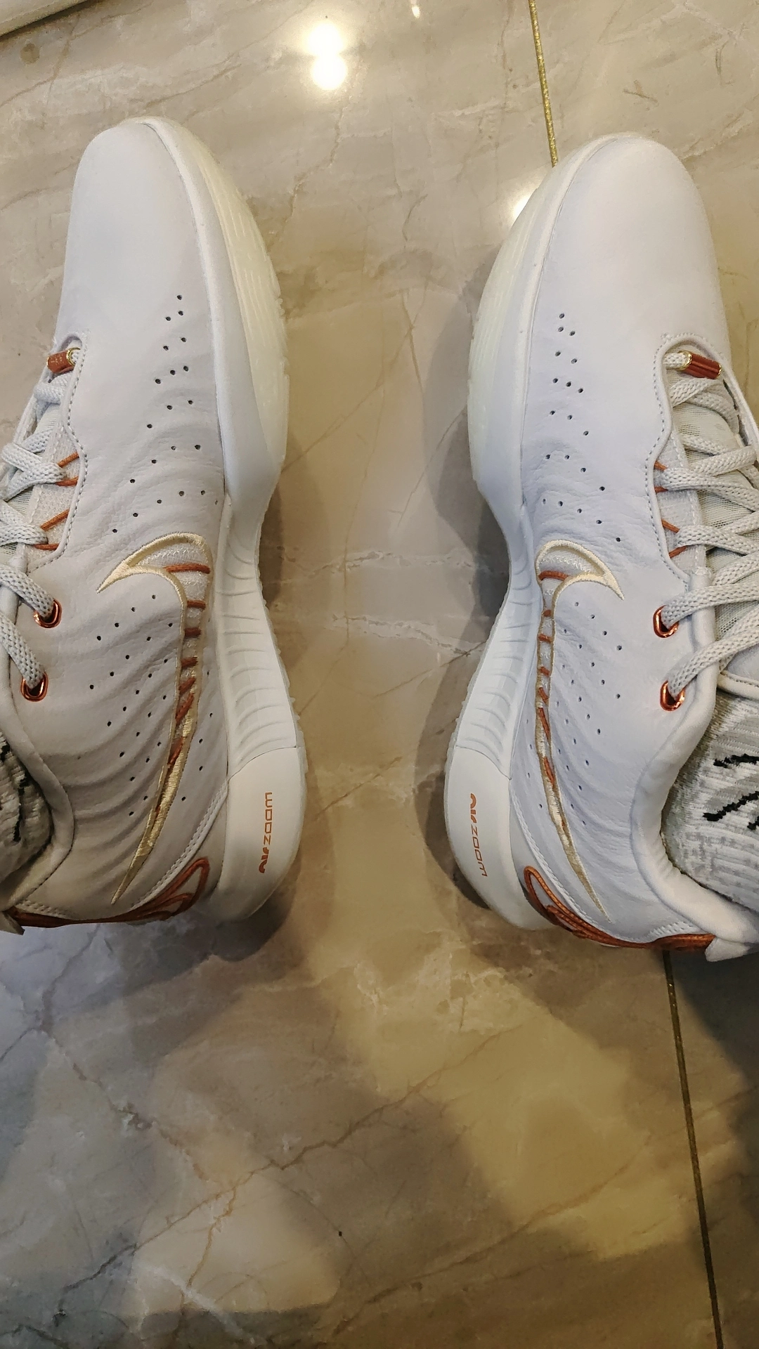 custom review-Nike Lebron 21 'Lebron 21 Akoya LBJ21 Low Топ Баскетбольные кроссовки Мужской Бежевый Оранжевый Международная версия