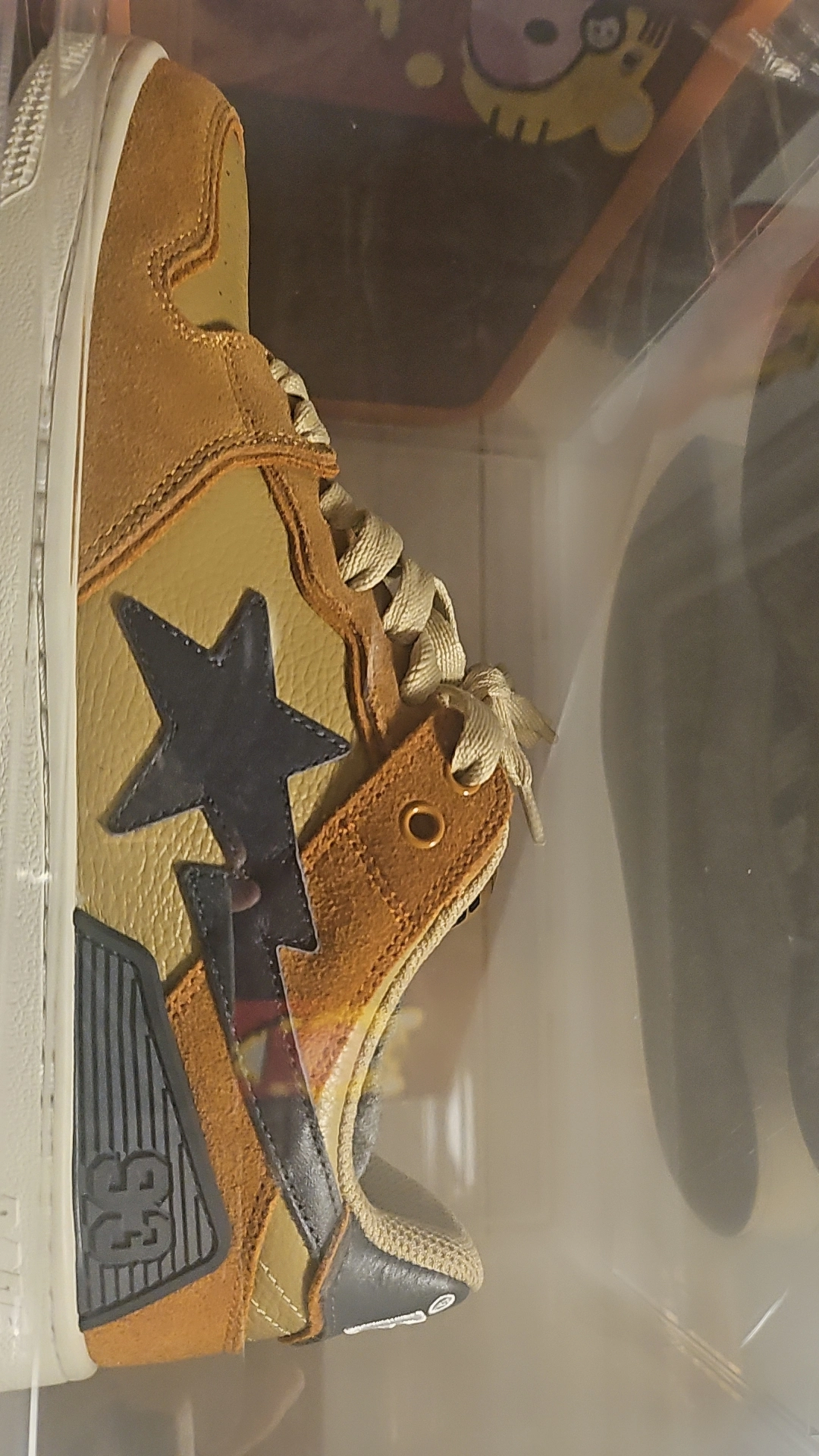 custom review-A BATHING APE SK8 STA Low Top Стильные Скейтбординги Мужские Коричневые