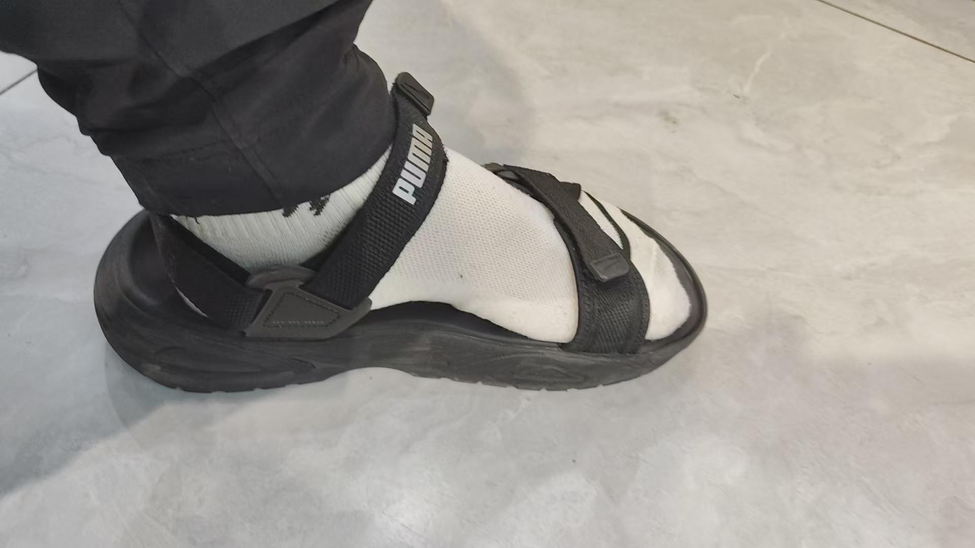 custom review-PUMA Traek Lite Спортивные сандалии унисекс черные