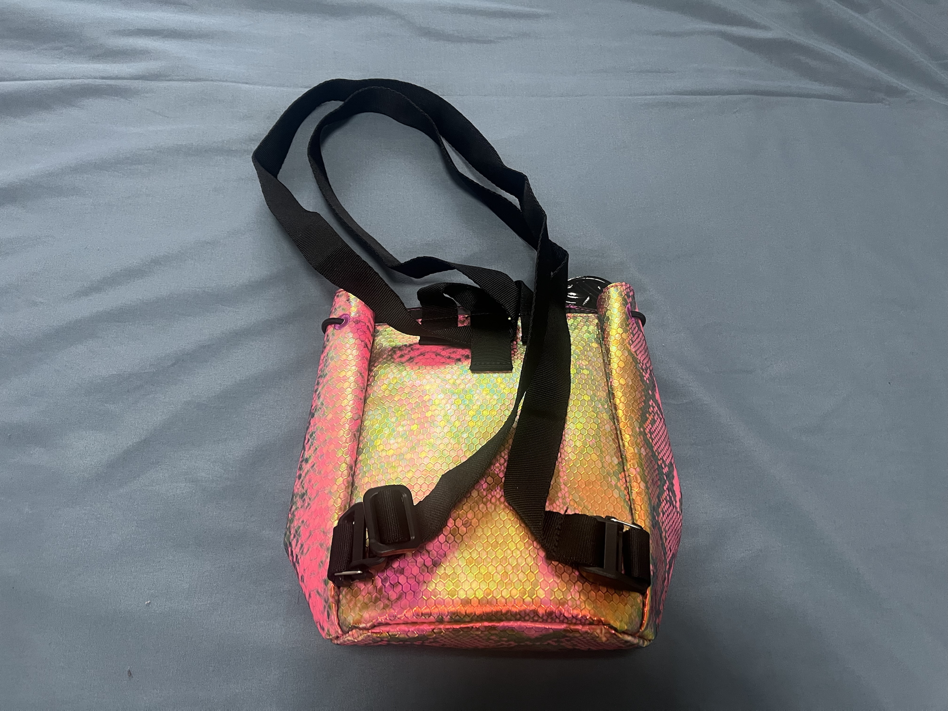 custom review-Adidas Originals Полиуретан Рюкзак Стандартный (Standard) Женский Лазерный Розовый