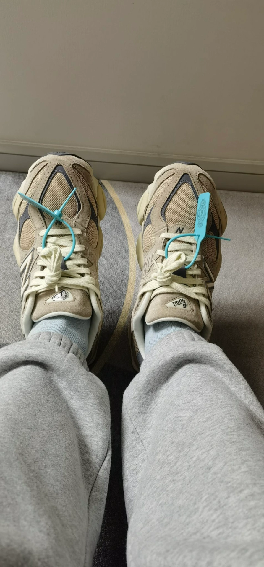 custom review-New Balance NB 9060 Амортизация Устойчивость к истиранию Дышащий Низкий Верх Повседневная Городская Коммутация Беговые кроссовки Унисекс Коричневый