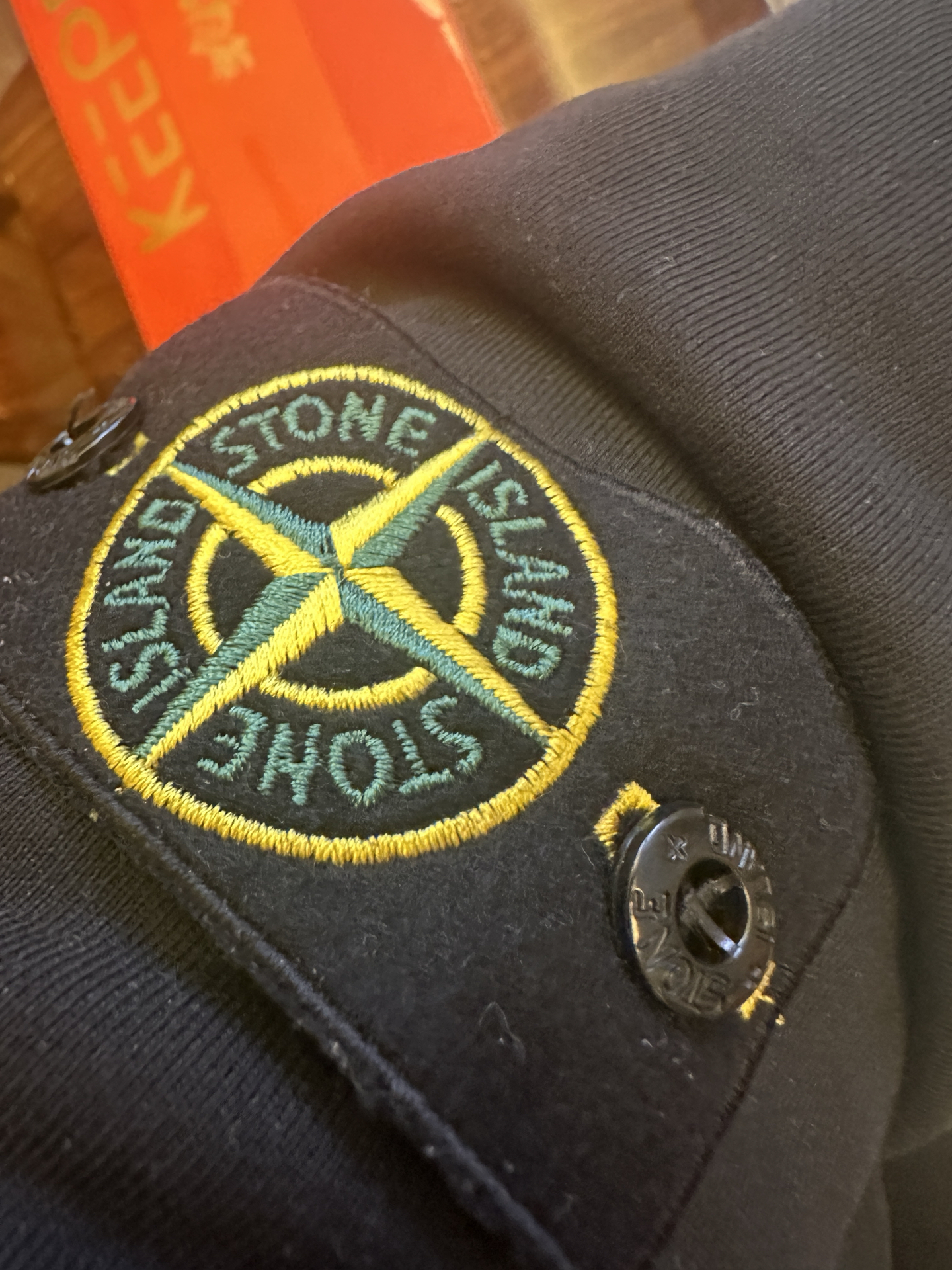 custom review-STONE ISLAND Свитшот Осенний Мужской Черный