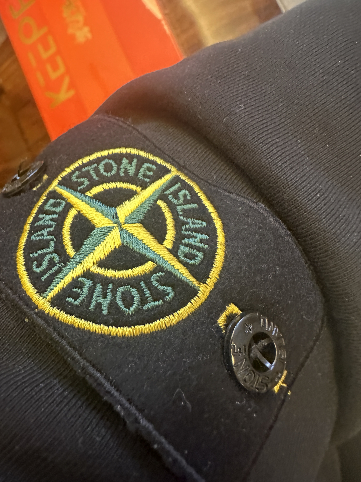 custom review-STONE ISLAND Свитшот Осенний Мужской Черный