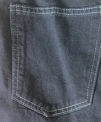 custom review-WKOOG Темно-синие унисекс джинсы