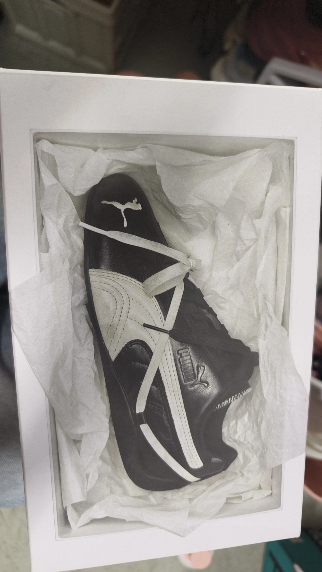 custom review-ROSÉ X PUMA Speedcat Collection Повседневная обувь Женская Черный Белый