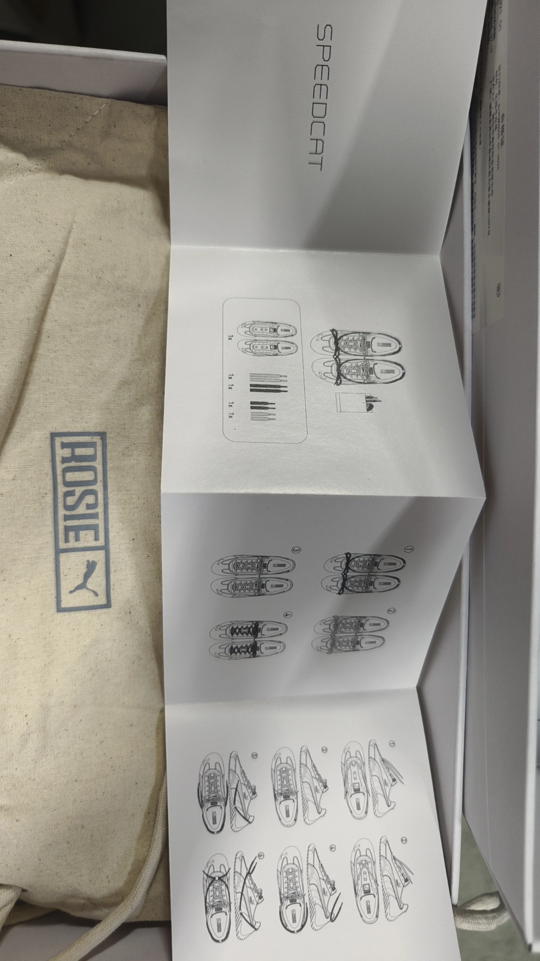 custom review-ROSÉ X PUMA Speedcat Collection Повседневная обувь Женская Черный Белый