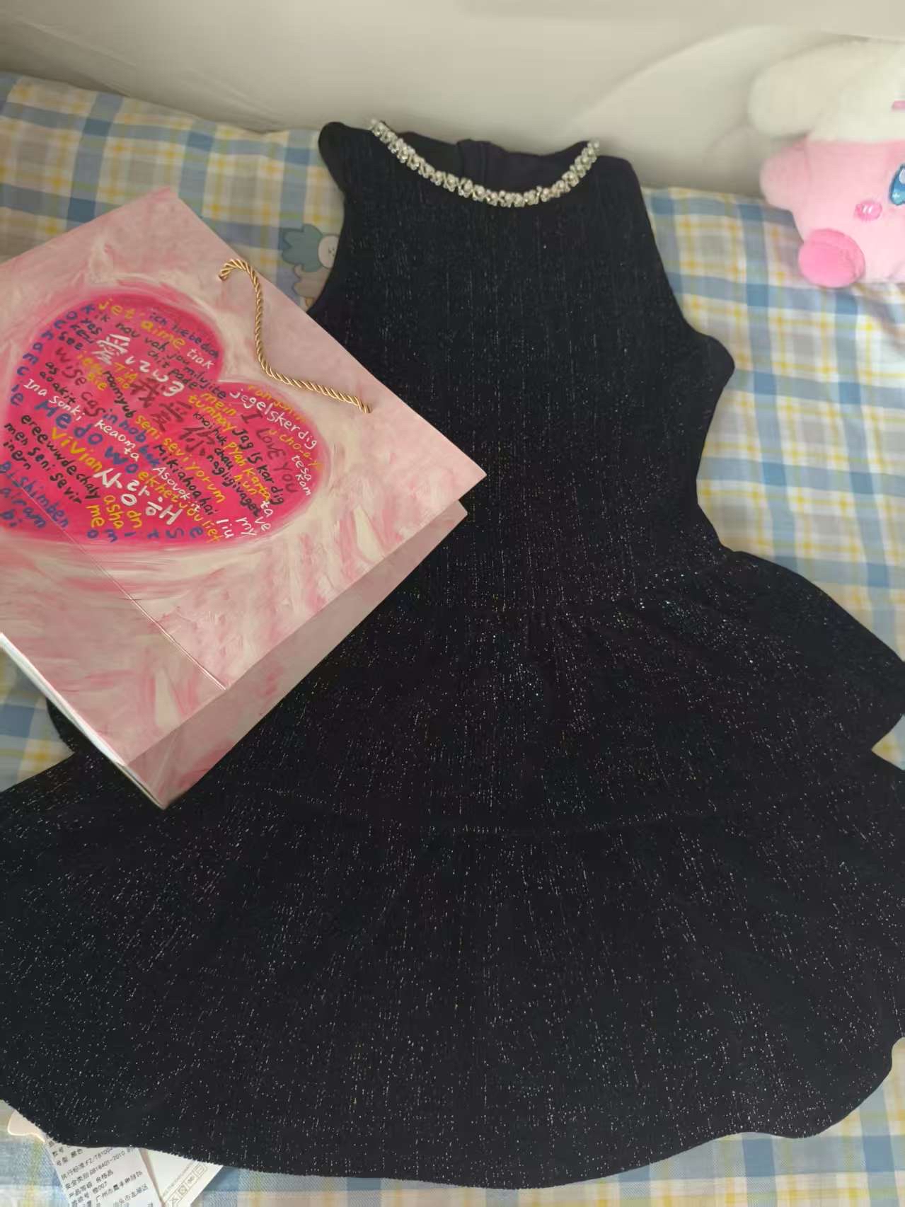 custom review-Cosyism MISS Kora Без рукавов Платье Женское Комплект с Юбкой Набор в Коробке