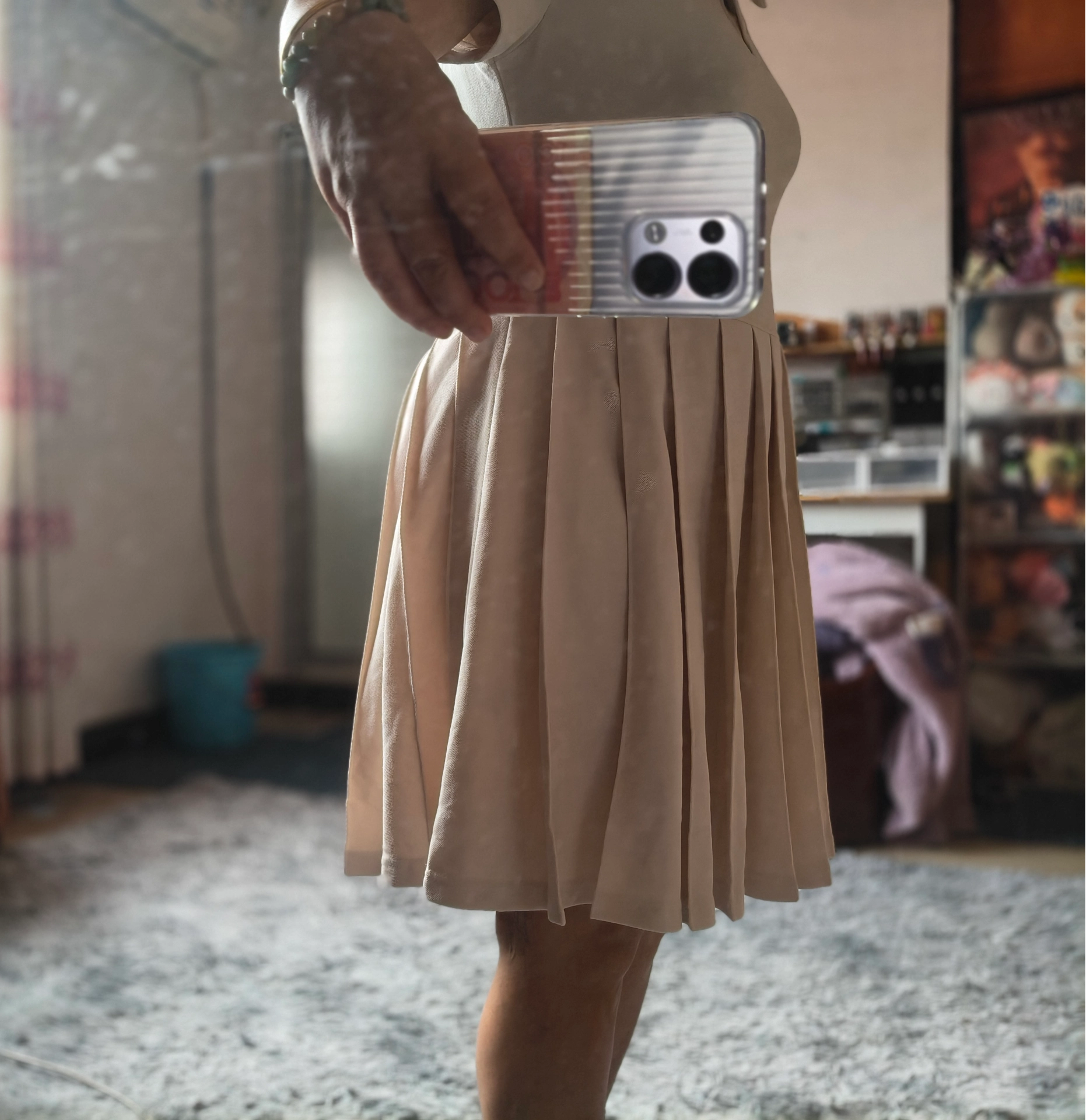 custom review-DESSUU Короткое платье с короткими рукавами для женщин