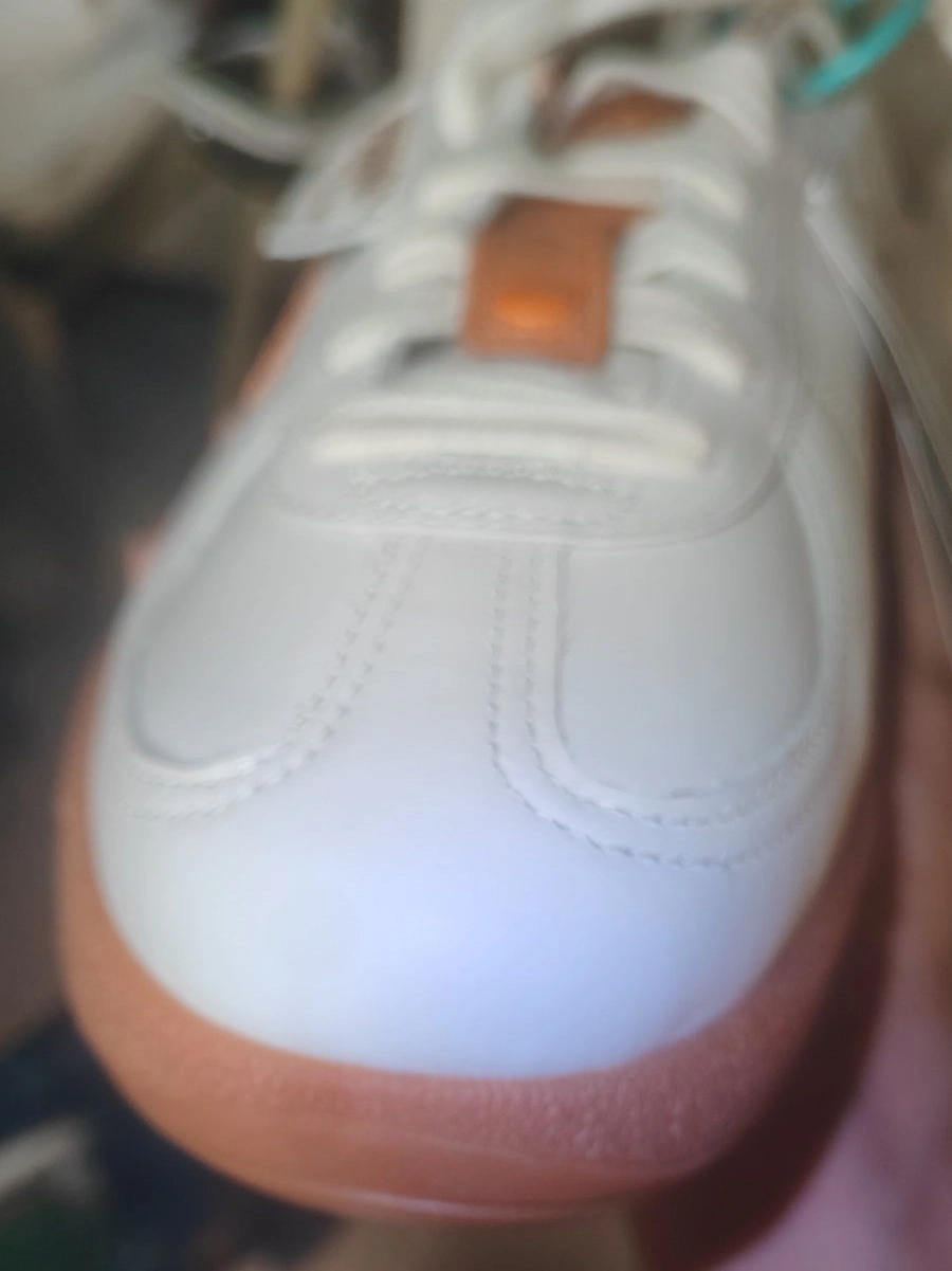 custom review-SQUID GAME X PUMA Palermo Амортизация Износостойкий Низкий Топ Кэжуал Унисекс Белый Желтый