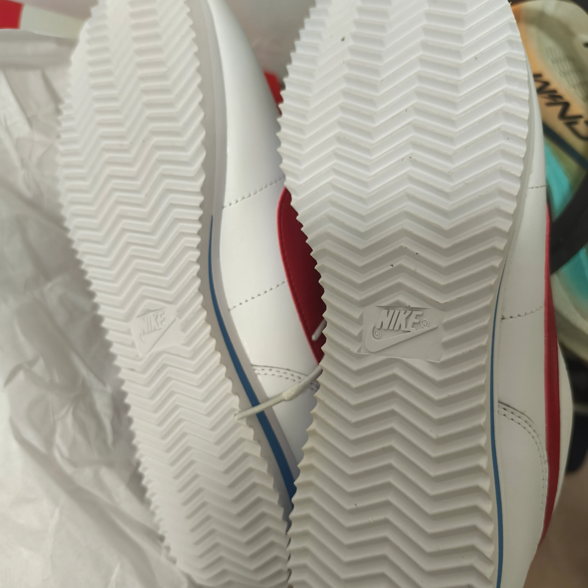 custom review-Nike Cortez Устойчивые к истиранию Низкие Беговые кроссовки Мужские Белые