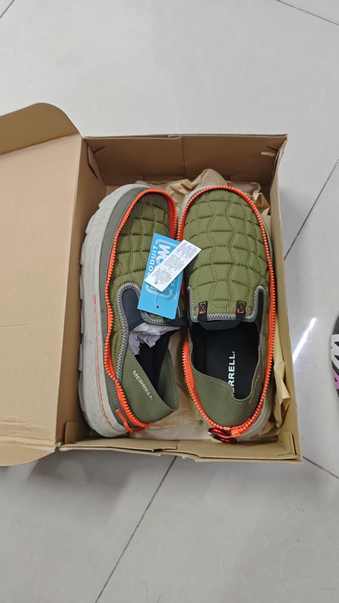 custom review-MERRELL Hutmoc 2 Амортизация Износостойкий Низкий Топ Casual Мужской Оранжево-хаки