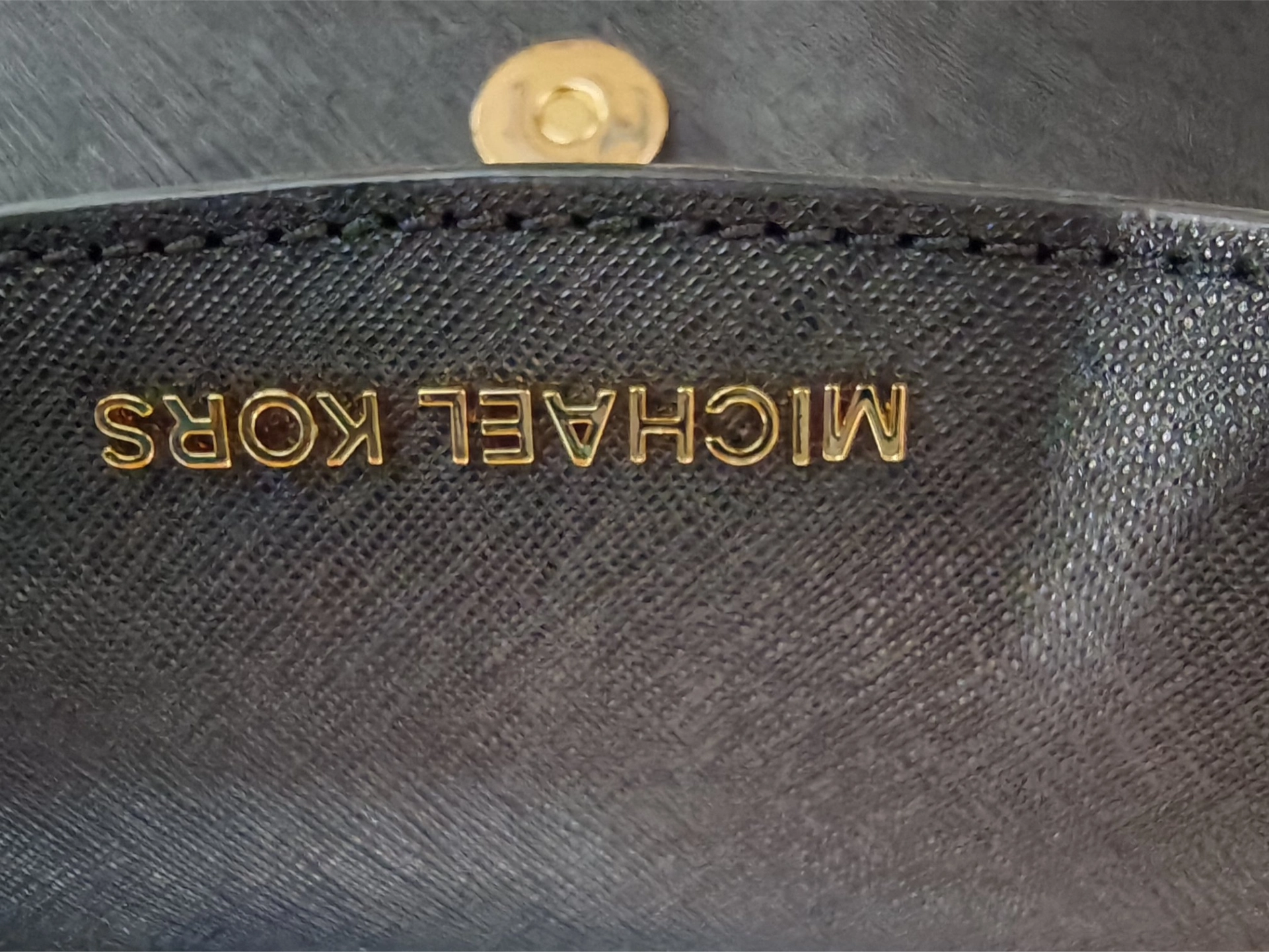 custom review-MICHAEL KORS MK Ava Коровья кожа Спилок Сумка через плечо Сумка Женская Чисто черная