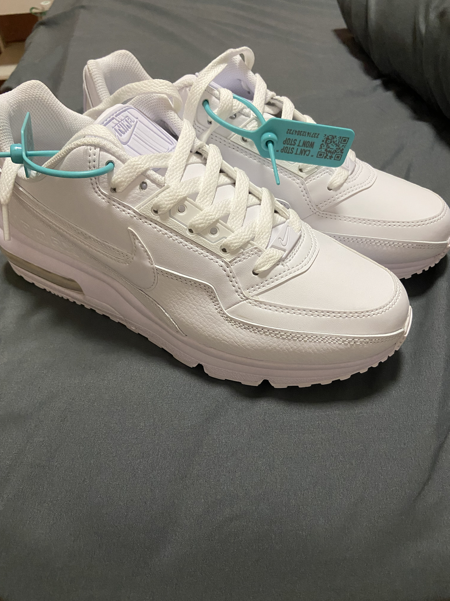 custom review-Nike Air Max LTD 3 Low Топ Повседневный Городской Коммутирование Беговые кроссовки Мужской Белый