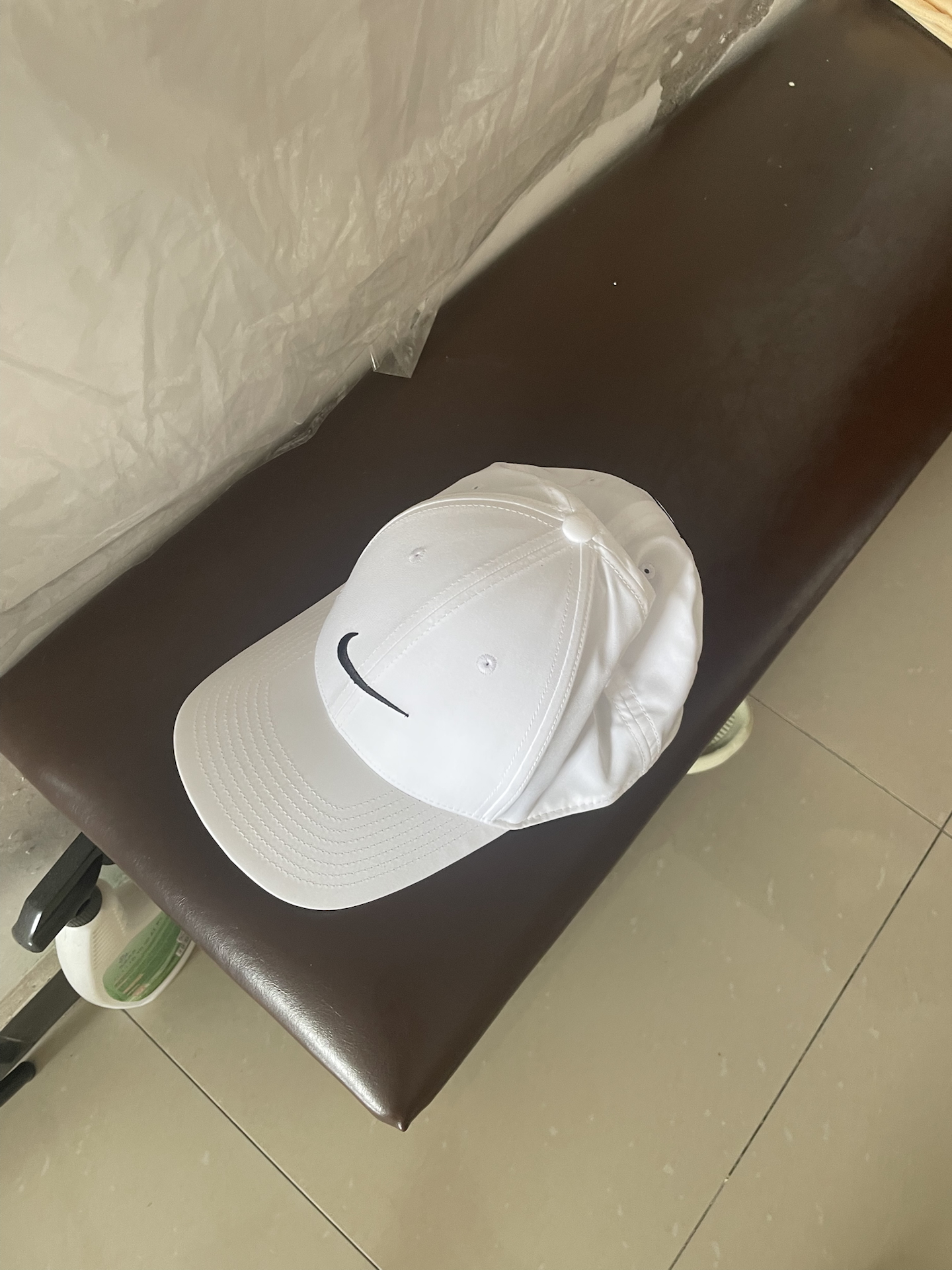 custom review-Nike Полиэстер Кепки Унисекс Белый Черный Логотип