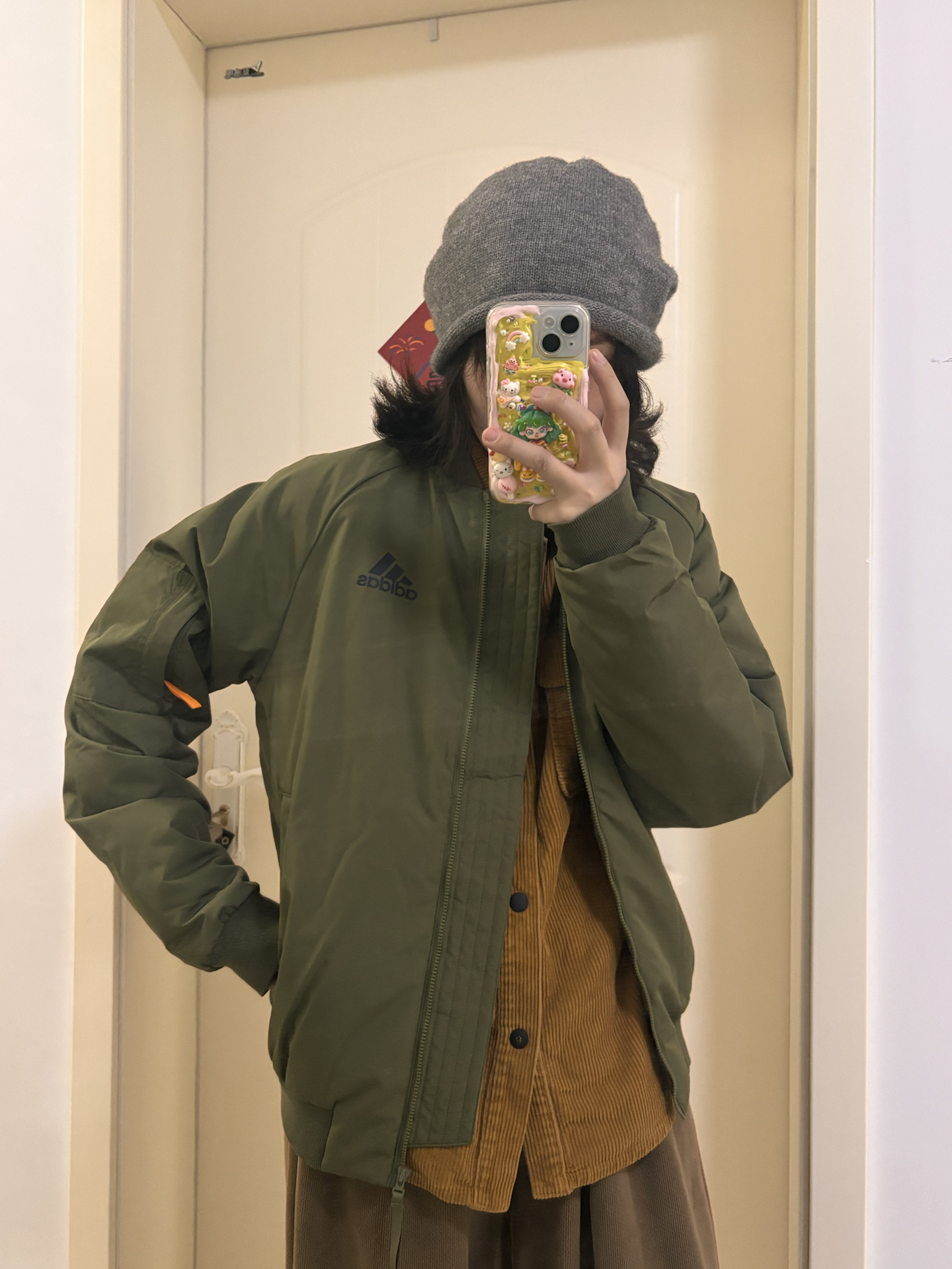 custom review-Adidas Куртки и Пальто Мужские Армейский Зеленый